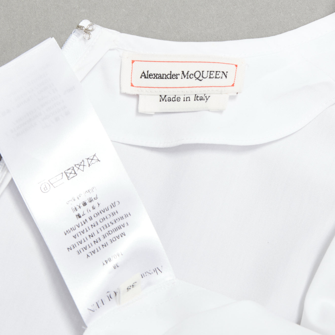 Alexander Mcqueen Pleated Peplum Shirt - Image 10