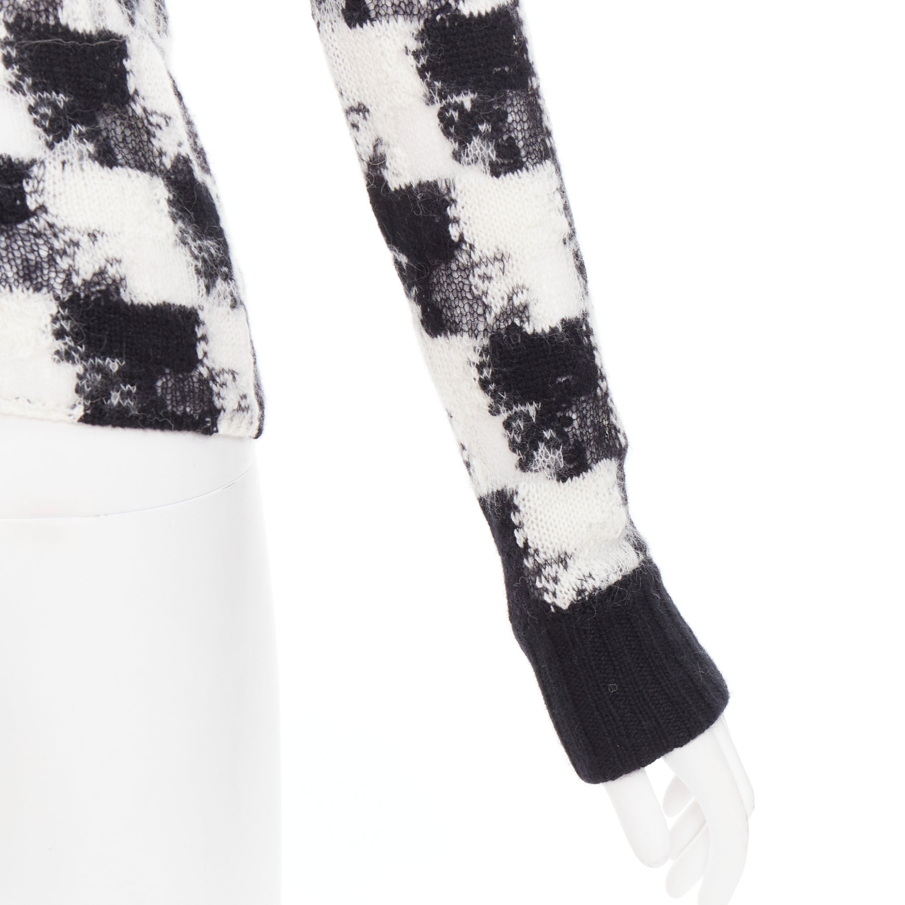 Dior Check Sheer Turtleneck - Image 10