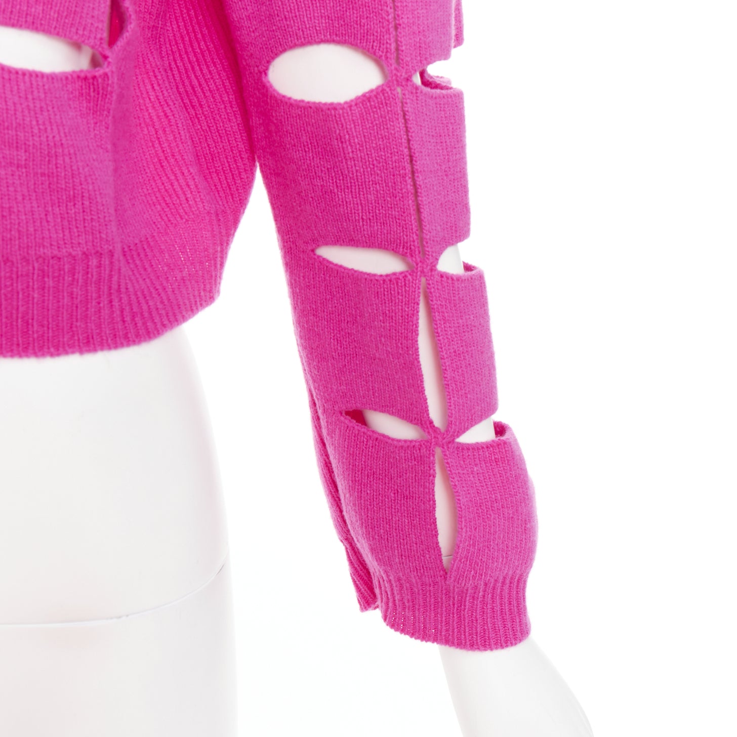 Valentino Garavani Cutout Crop Sweater - Detail 2