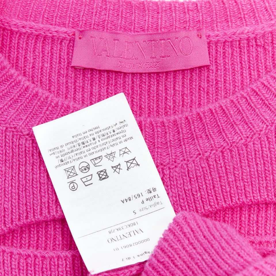 Valentino Garavani Cutout Crop Sweater - Image 10