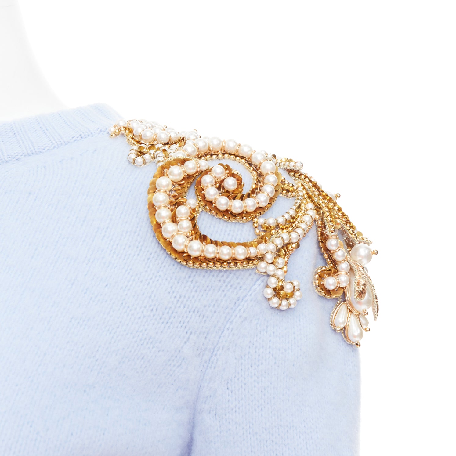 Balmain Pearl Embellished Sweater - Detail 2