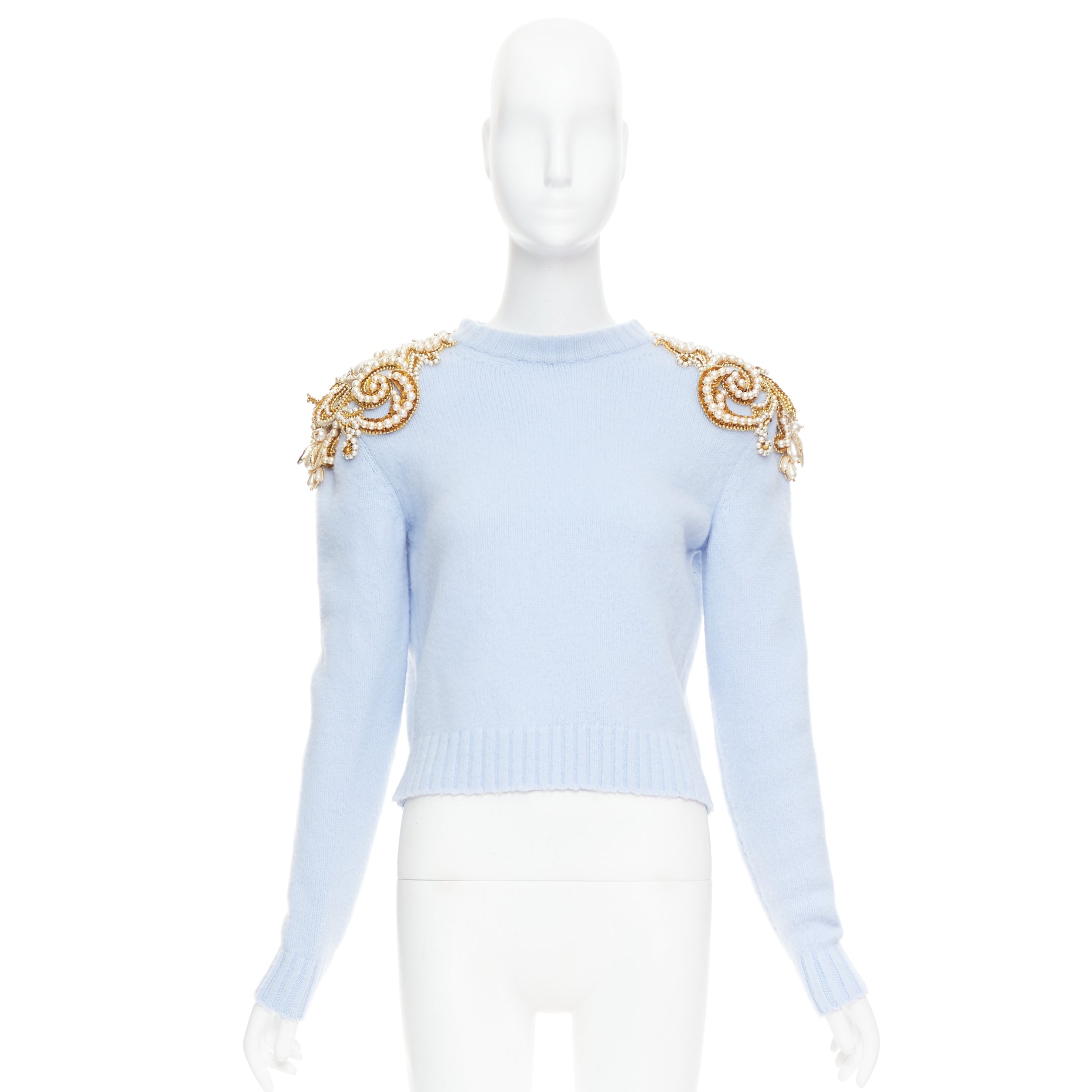 Balmain Pearl Embellished Sweater - Image 11