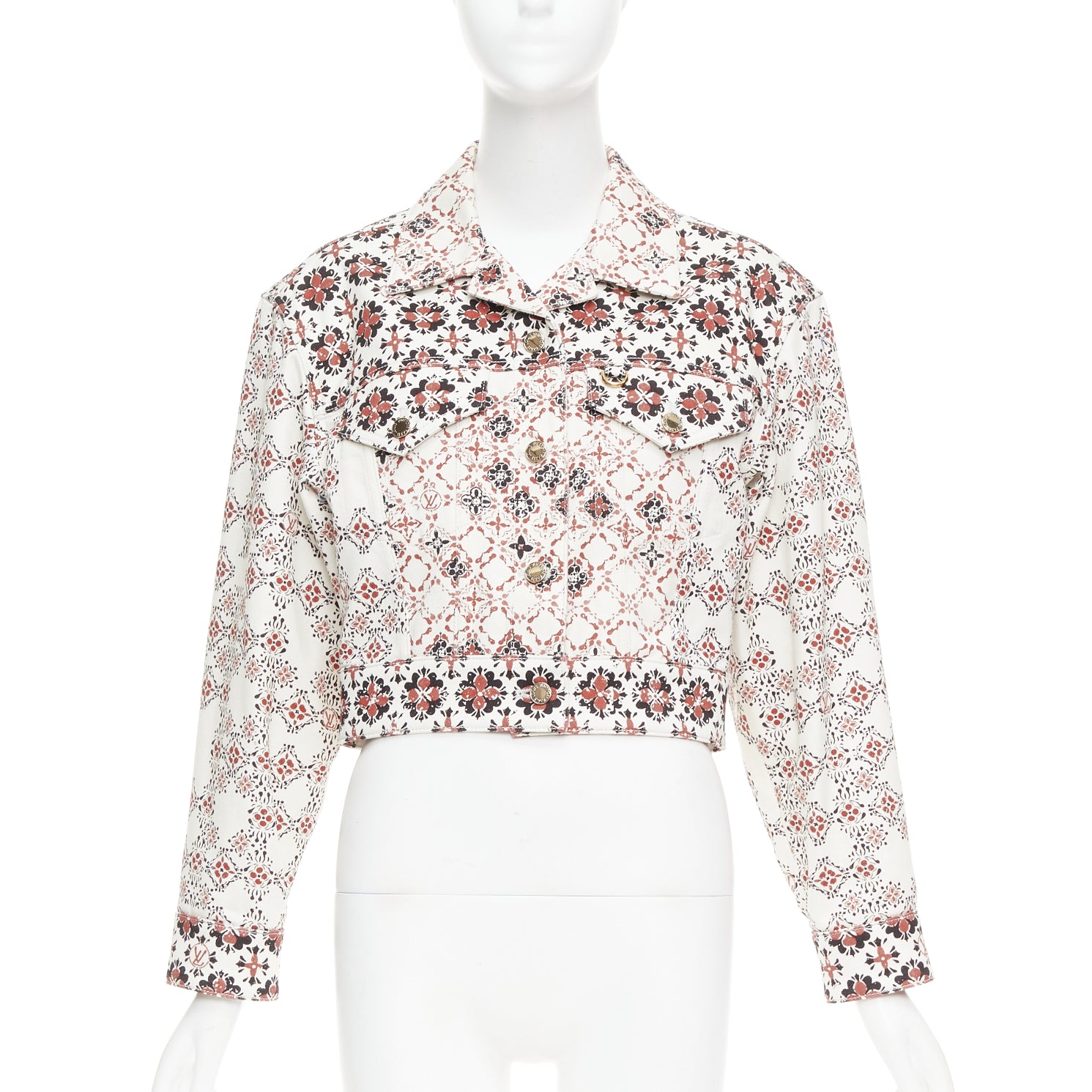 Louis Vuitton Floral Denim Jacket