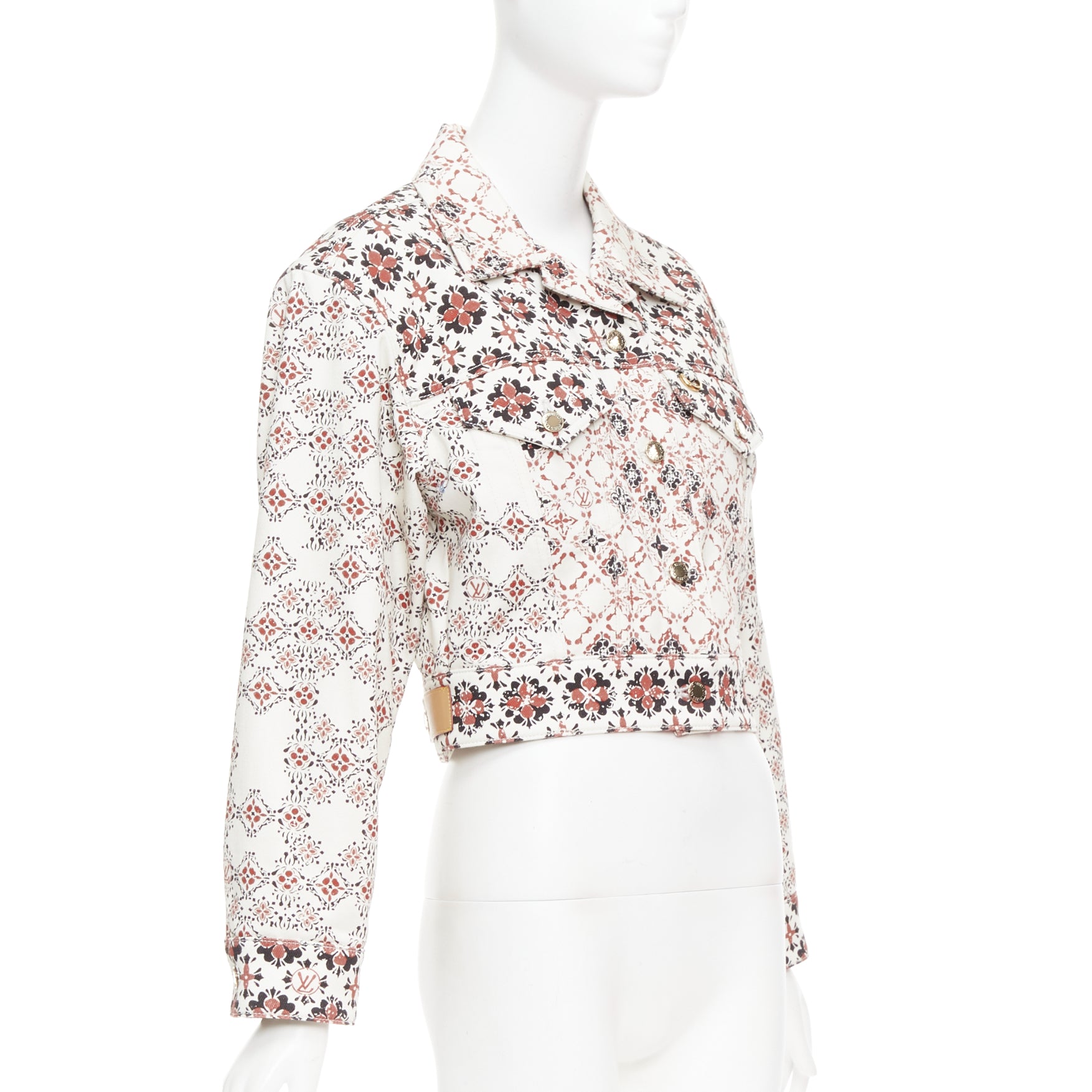 Louis Vuitton Floral Denim Jacket - Image 6