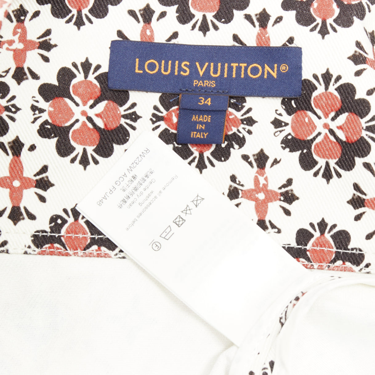 Louis Vuitton Floral Denim Jacket - Image 10