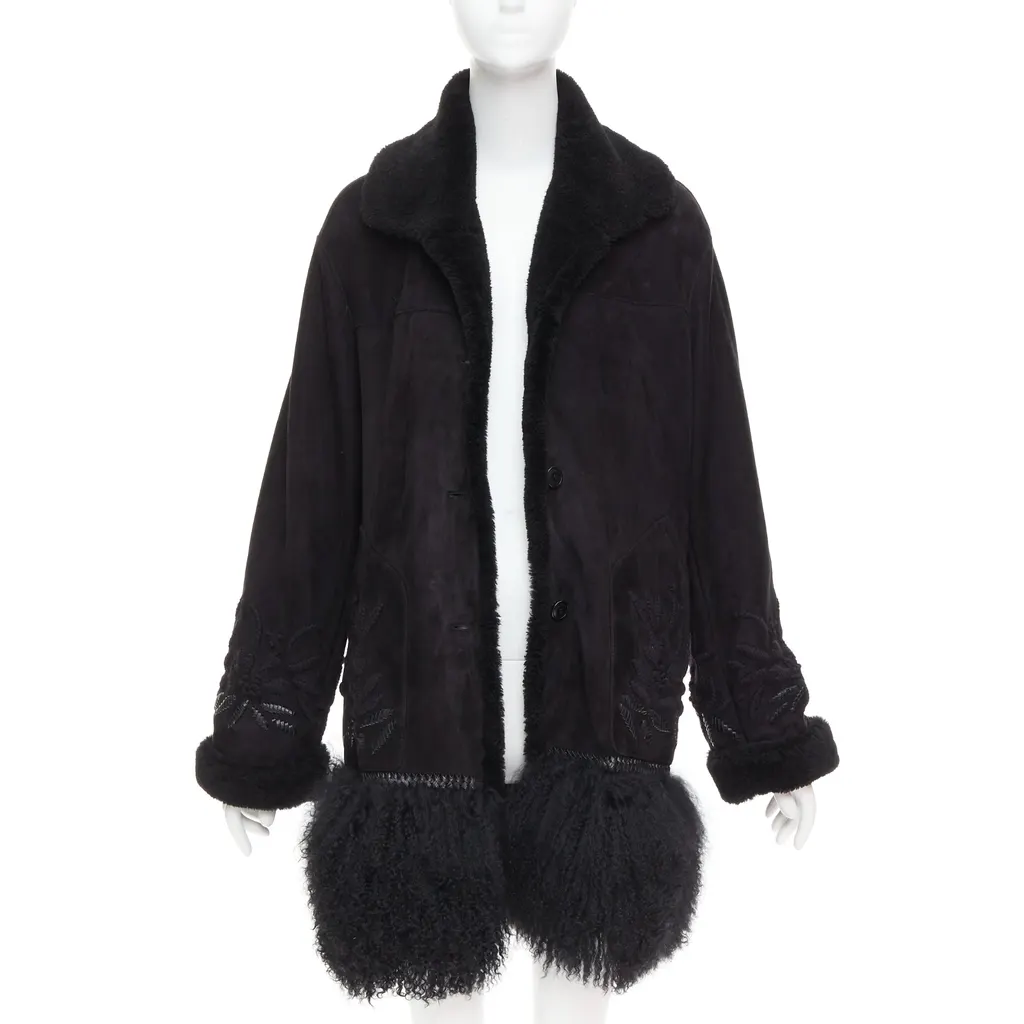 Ermanno Scervino D450D711LRSHMNFP Black Fur Very good - Front View