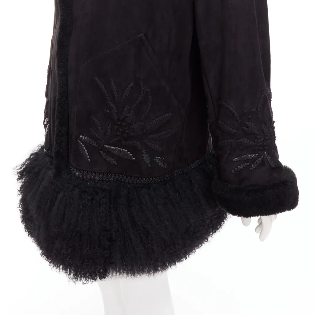 Ermanno Scervino D450D711LRSHMNFP Black Fur Very good - Back View