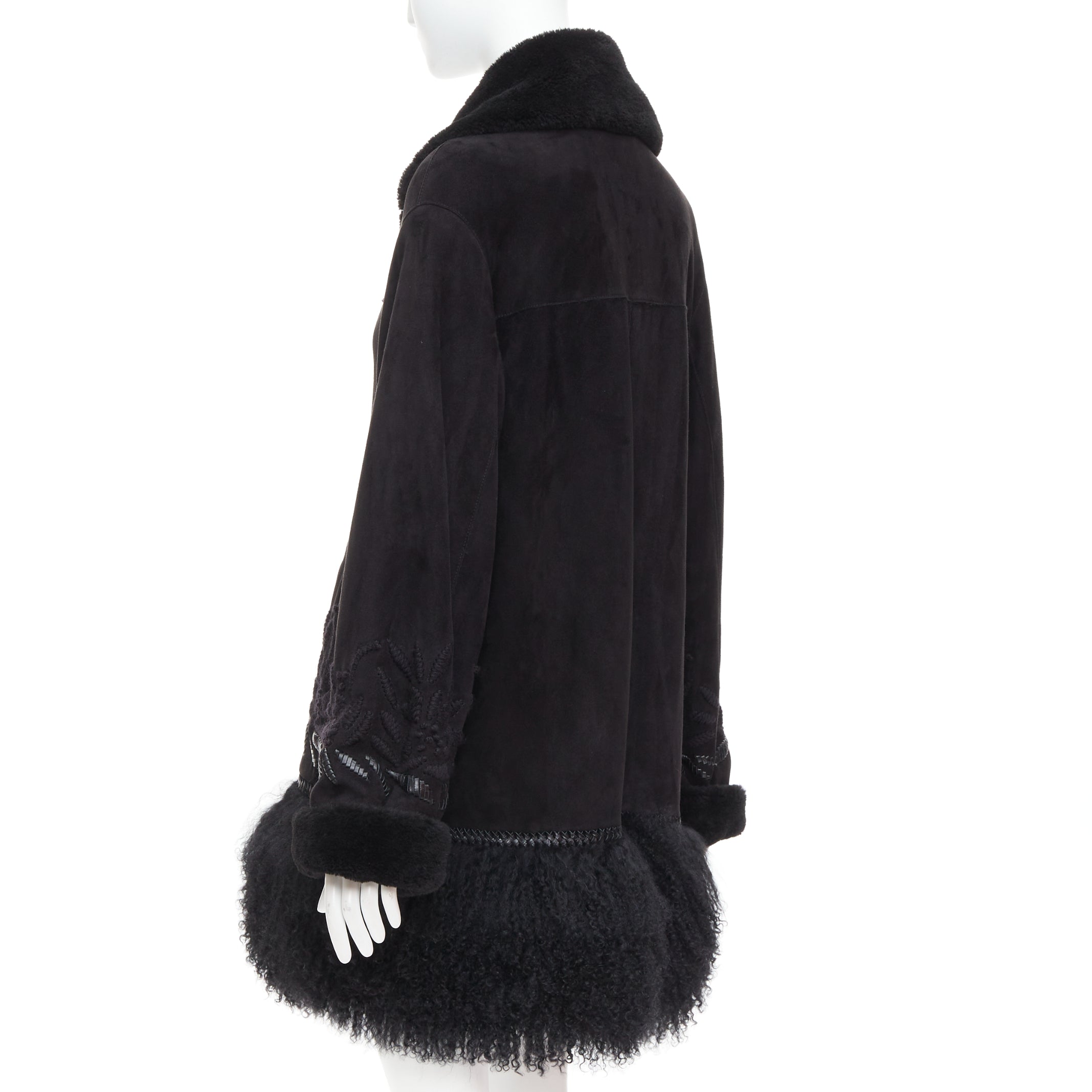 Ermanno Scervino Sheep shearling coat - Detail 2