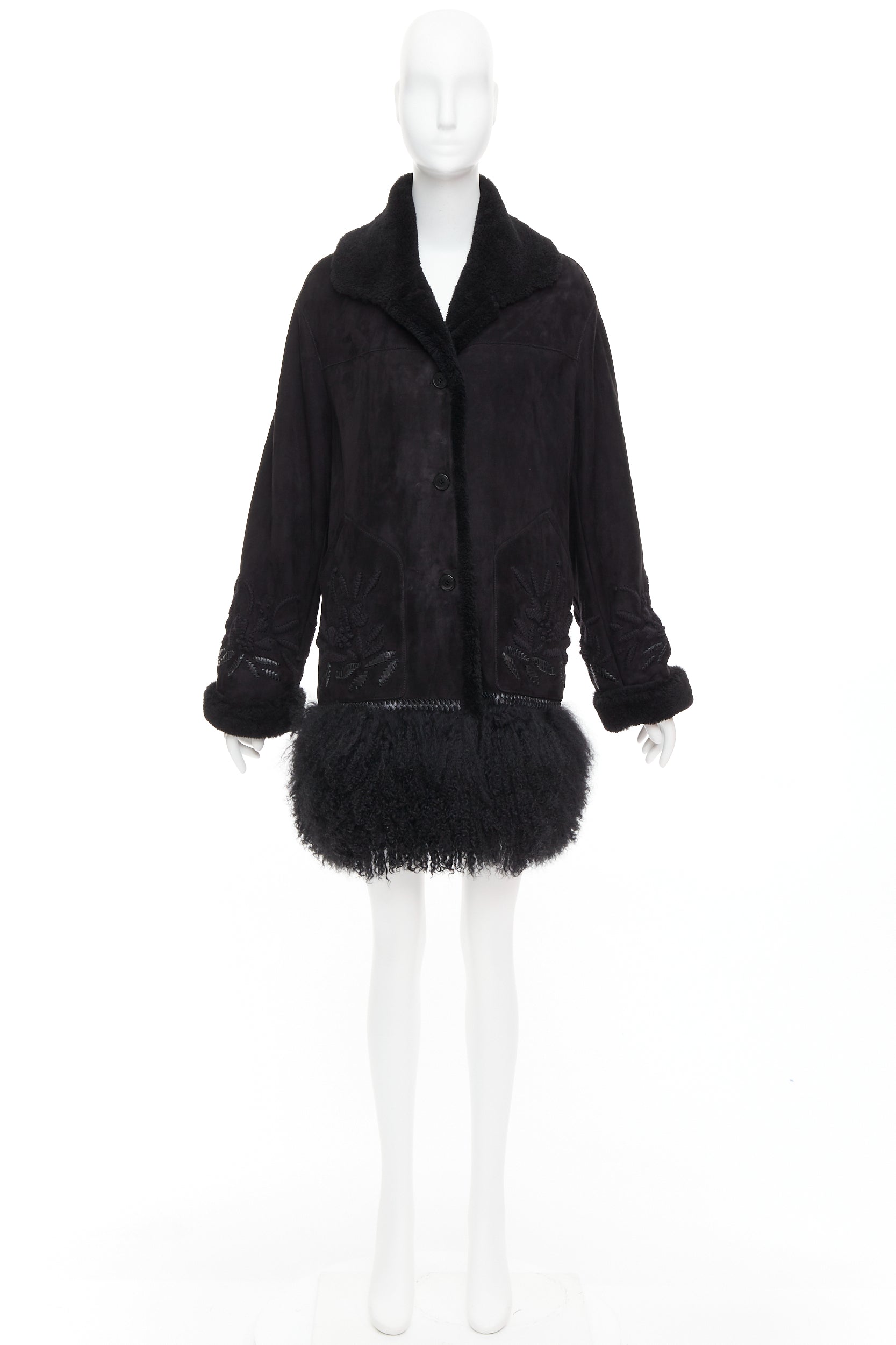 Ermanno Scervino Sheep shearling coat - Image 12