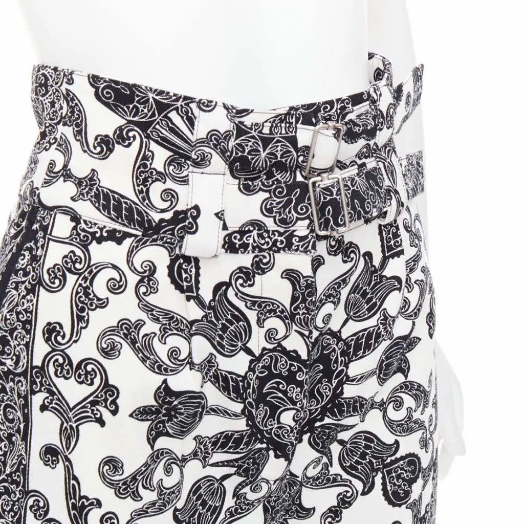Dior Double Belt Shorts Black Cotton Very good - Back View