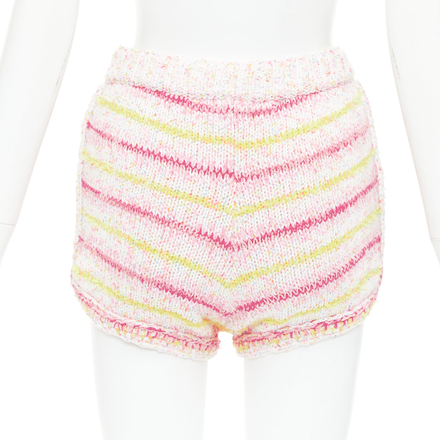 Chanel CC Knit Shorts - Side view