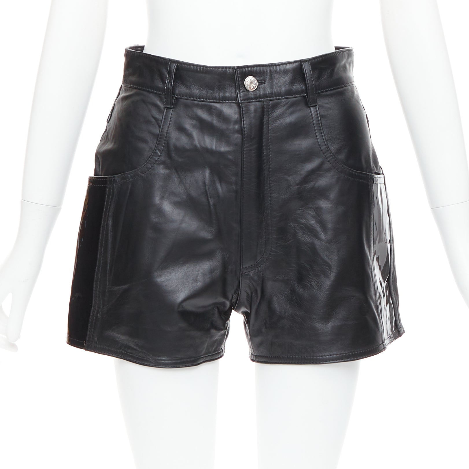 Manokhi Patent Leather Shorts