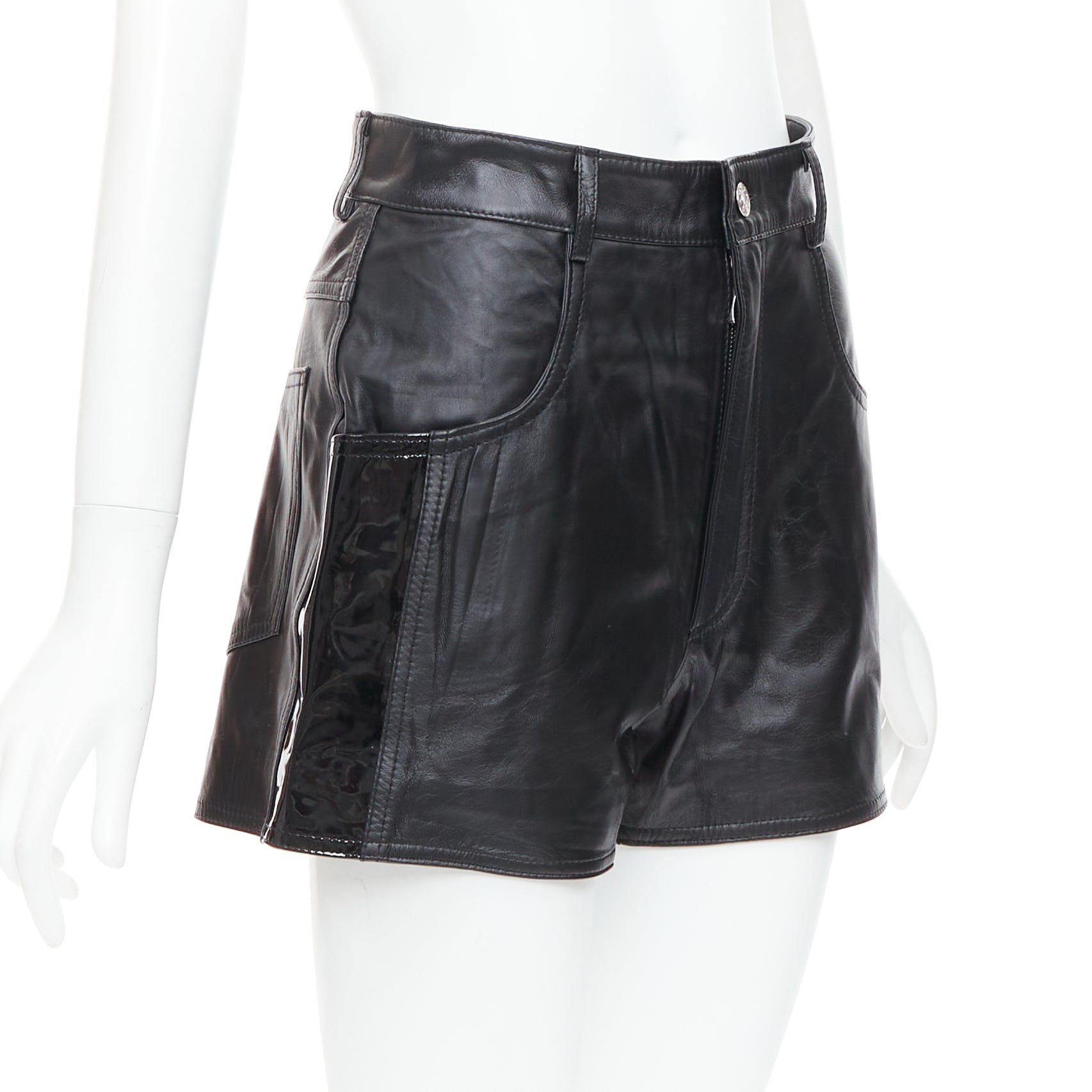 Manokhi Patent Leather Shorts - Image 6