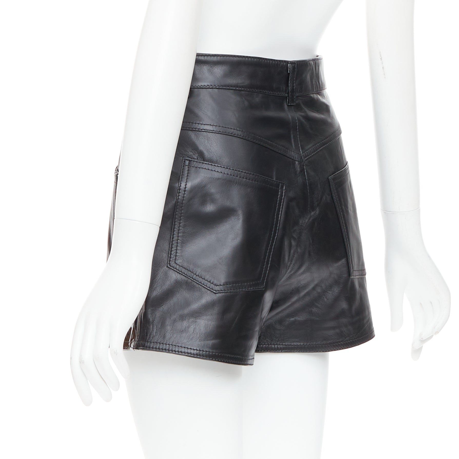 Manokhi Patent Leather Shorts - Detail 1