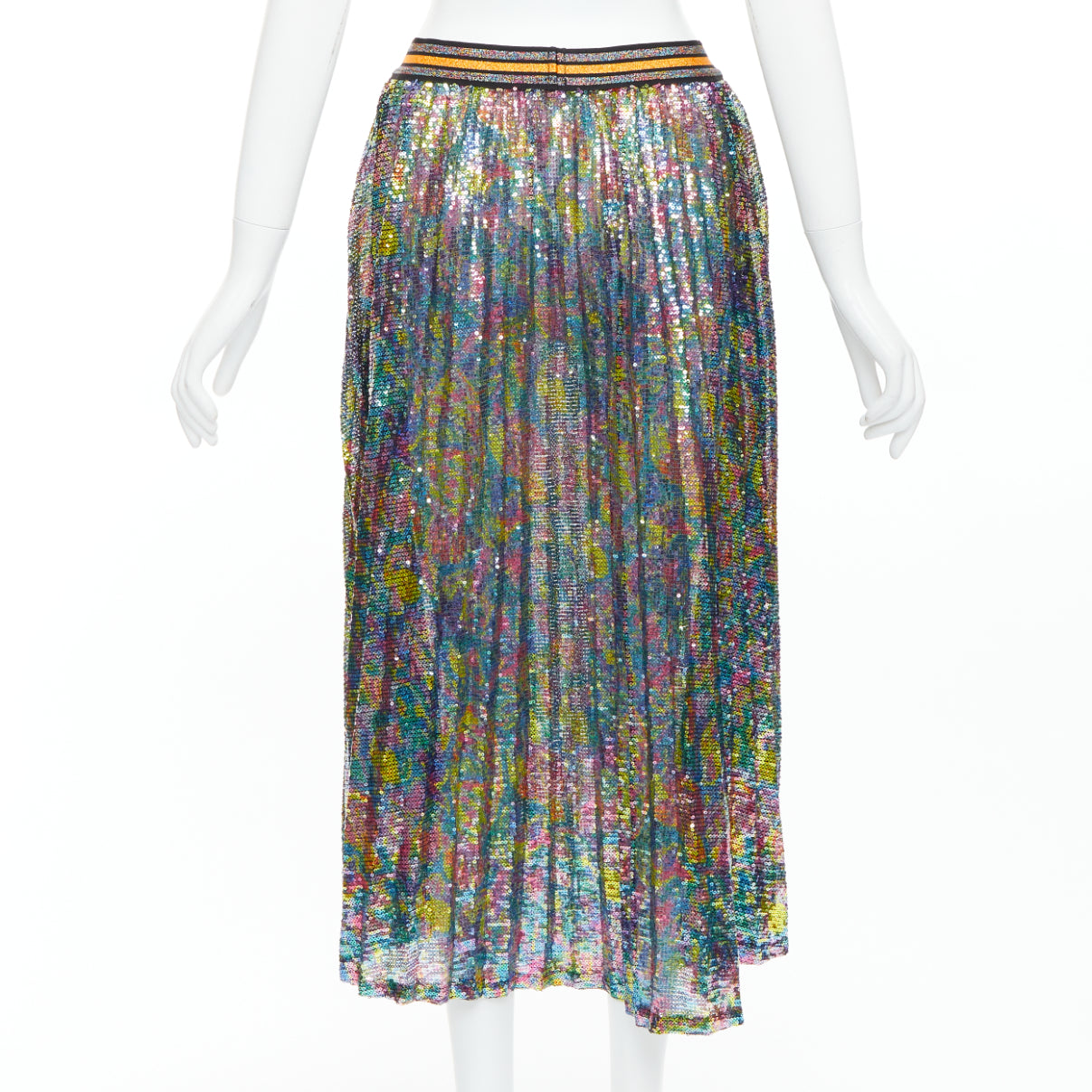 Romance Was Born Sequin Striped Skirt - Side view