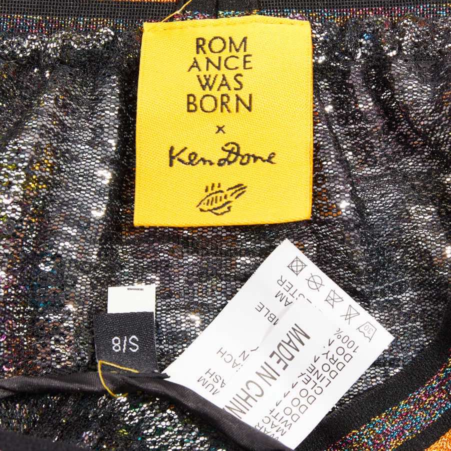 Romance Was Born Sequin Striped Skirt - Image 10