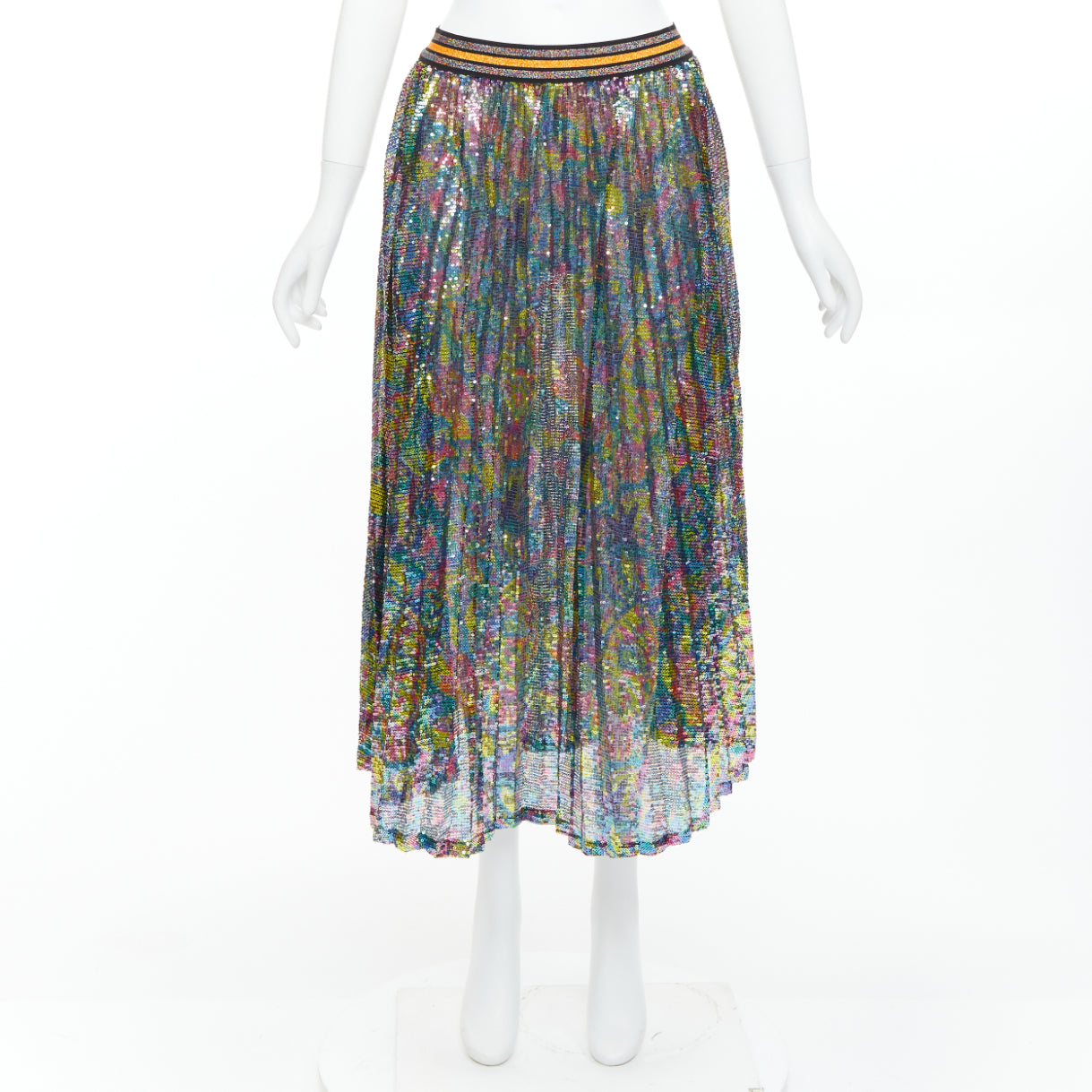Romance Was Born Sequin Striped Skirt - Image 11