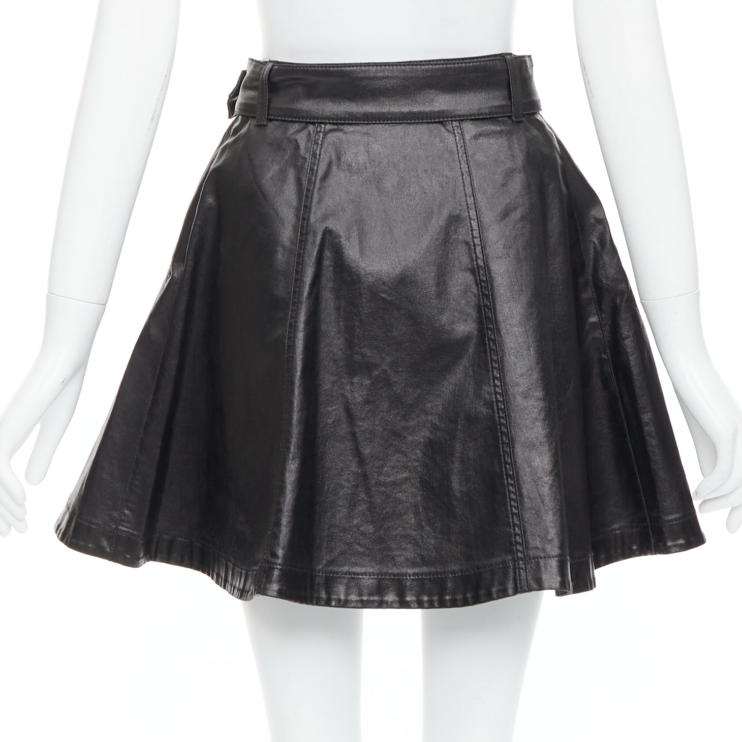 Moschino Biker Skater Skirt - Side view
