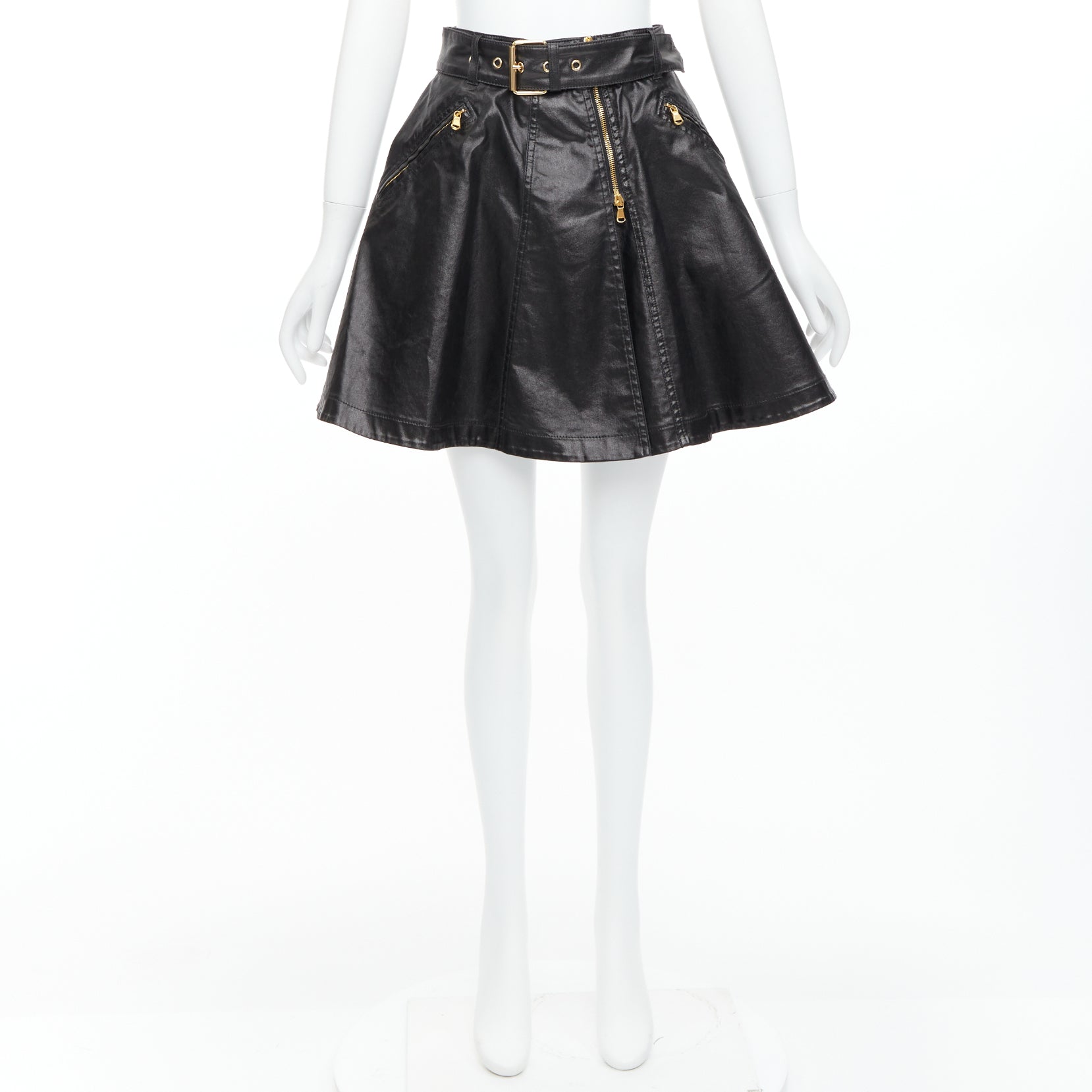 Moschino Biker Skater Skirt - Image 11