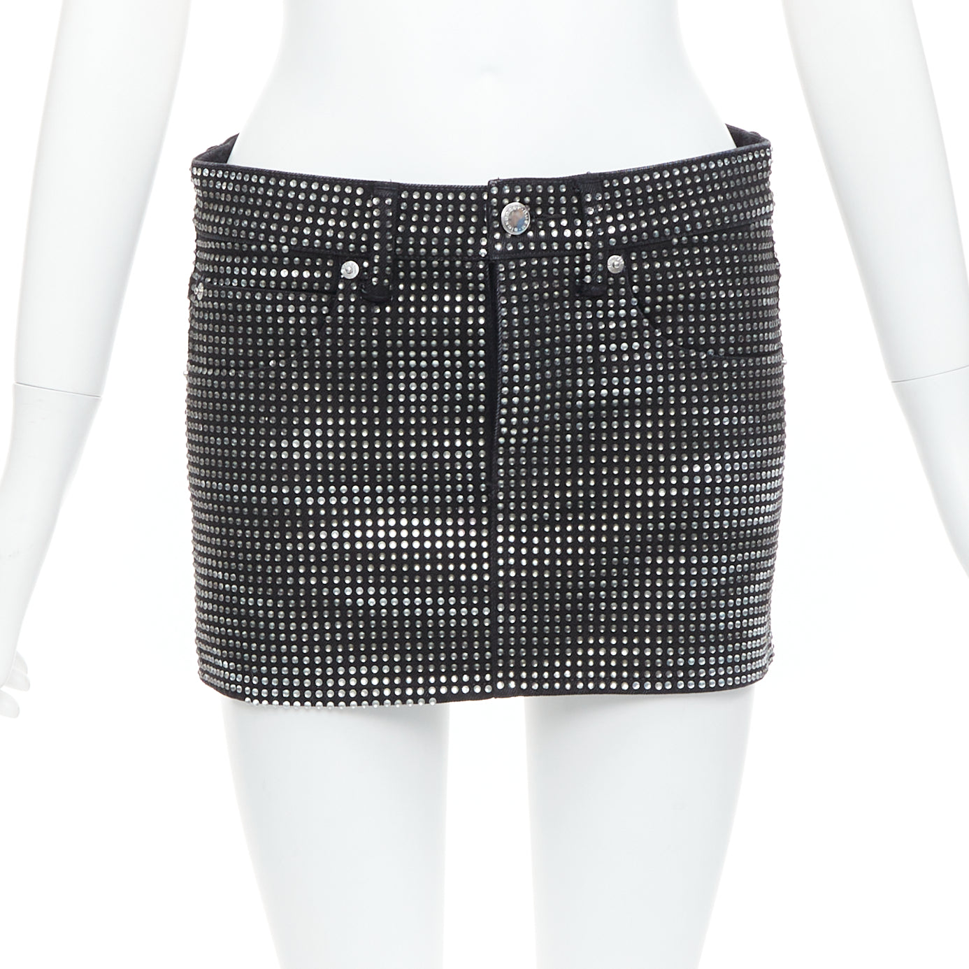 Alexander Wang Crystal Mini Skirt