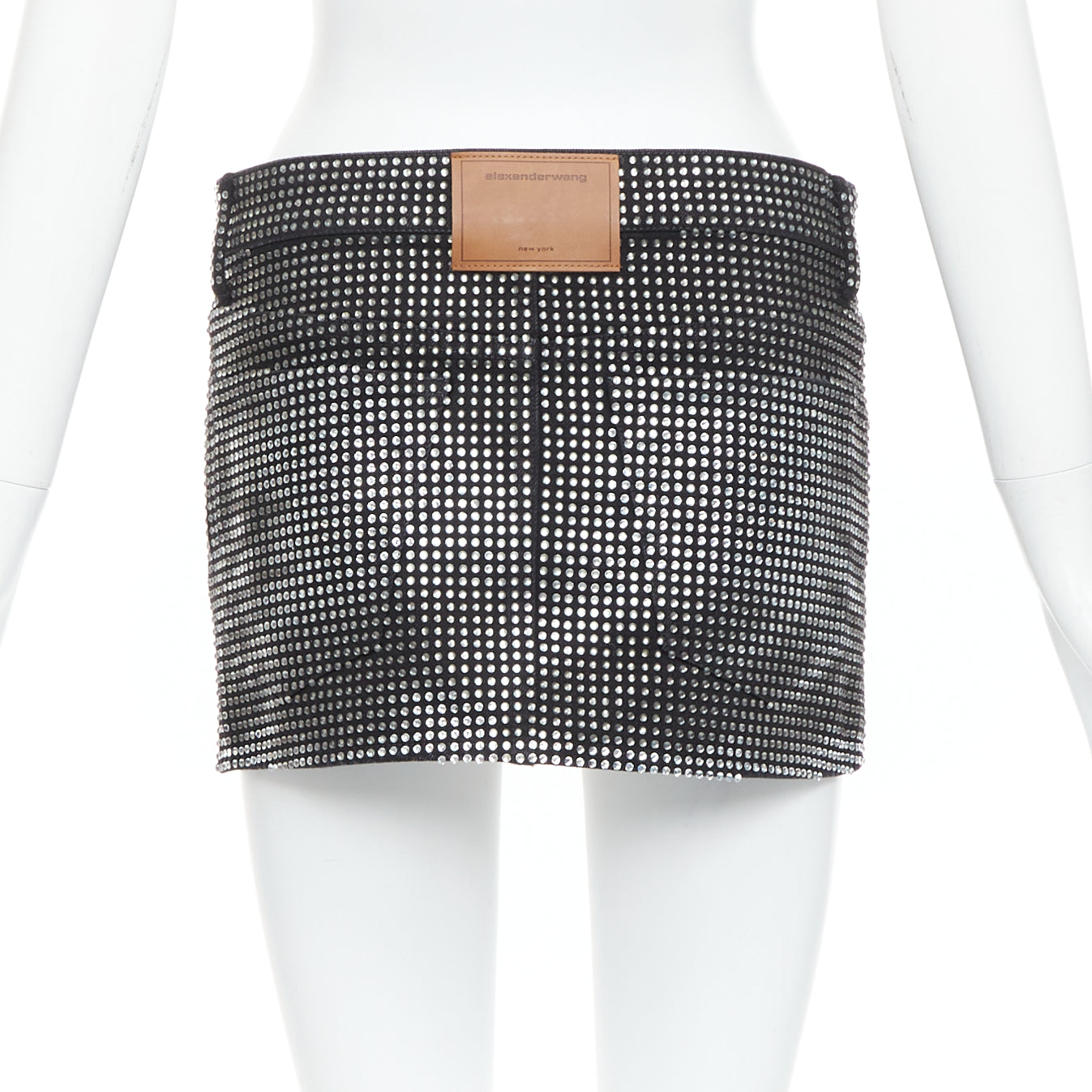 Alexander Wang Crystal Mini Skirt - Side view