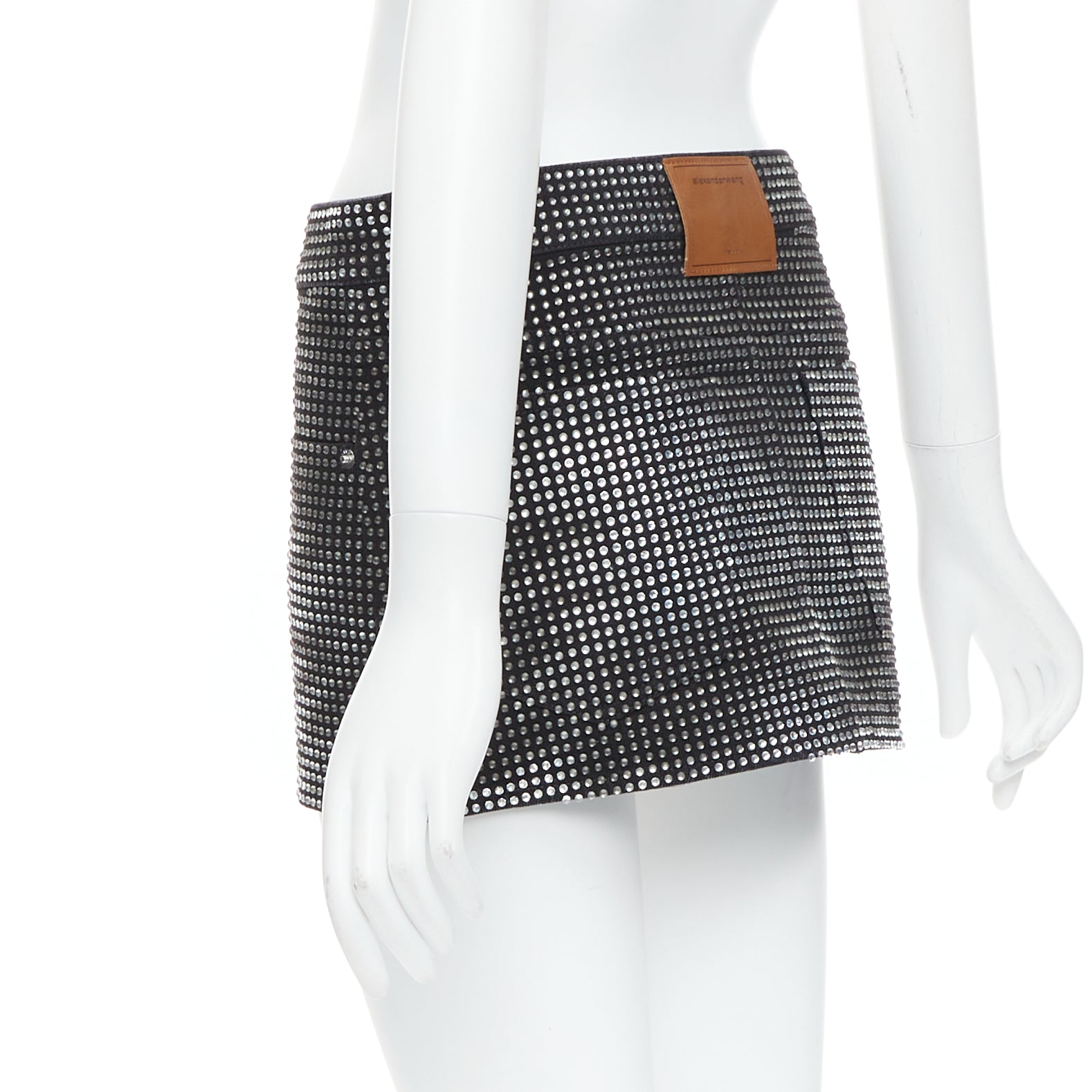 Alexander Wang Crystal Mini Skirt - Detail 1