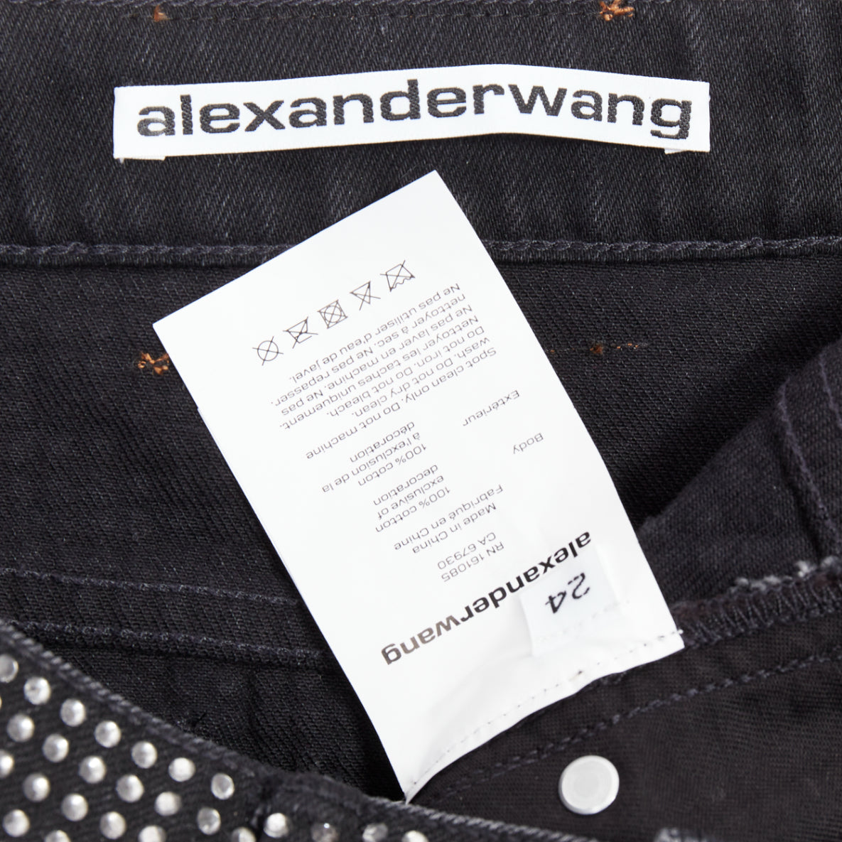 Alexander Wang Crystal Mini Skirt - Image 10