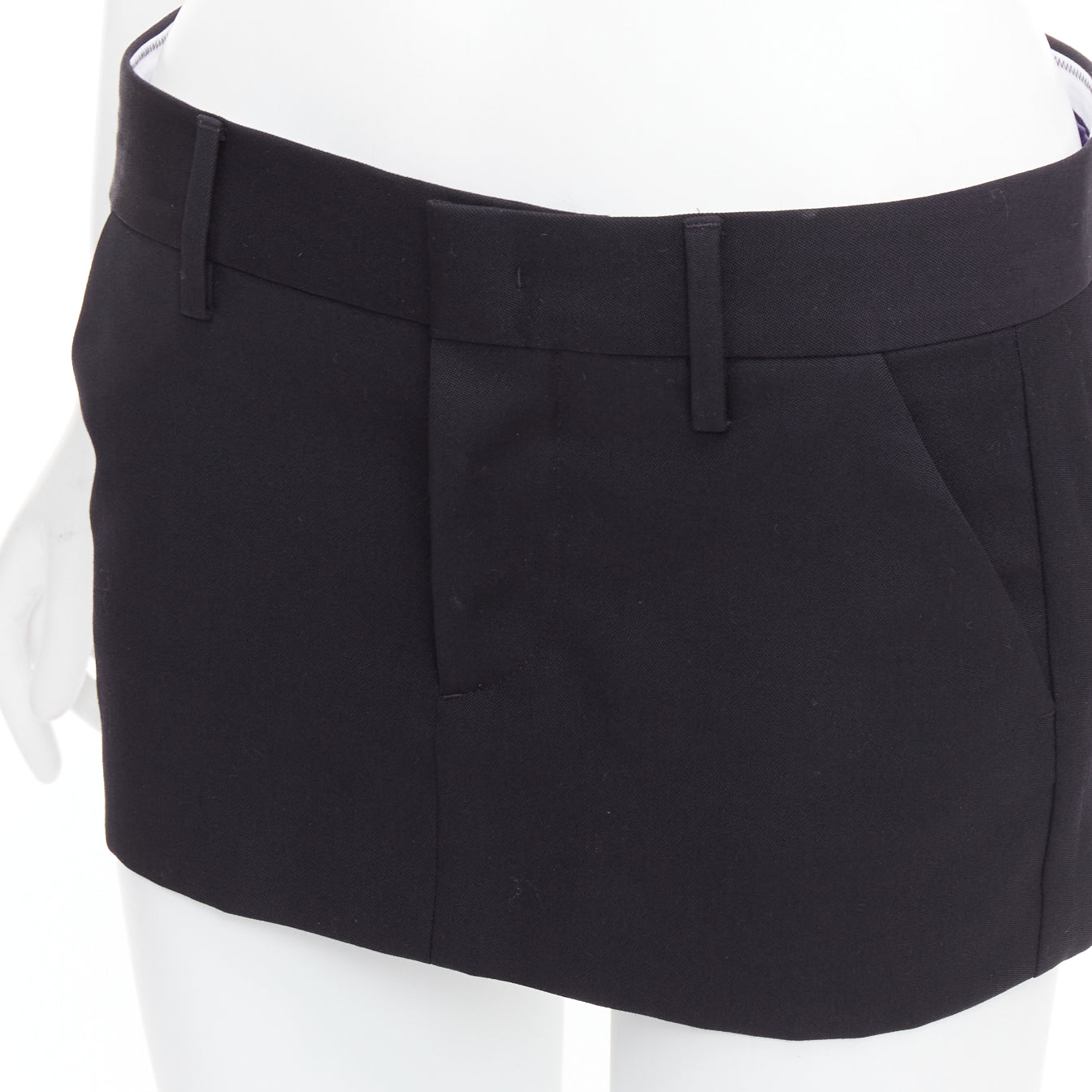 Dsquared2 Micro Wool Skirt - Detail 2