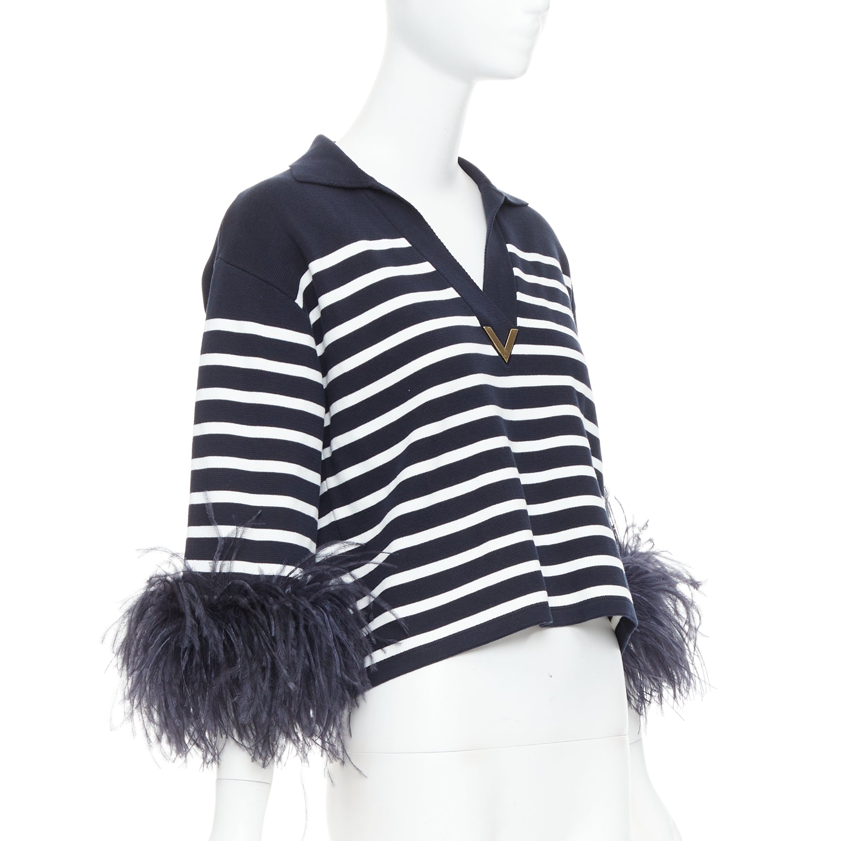 Valentino Feather Polo Top - Image 6