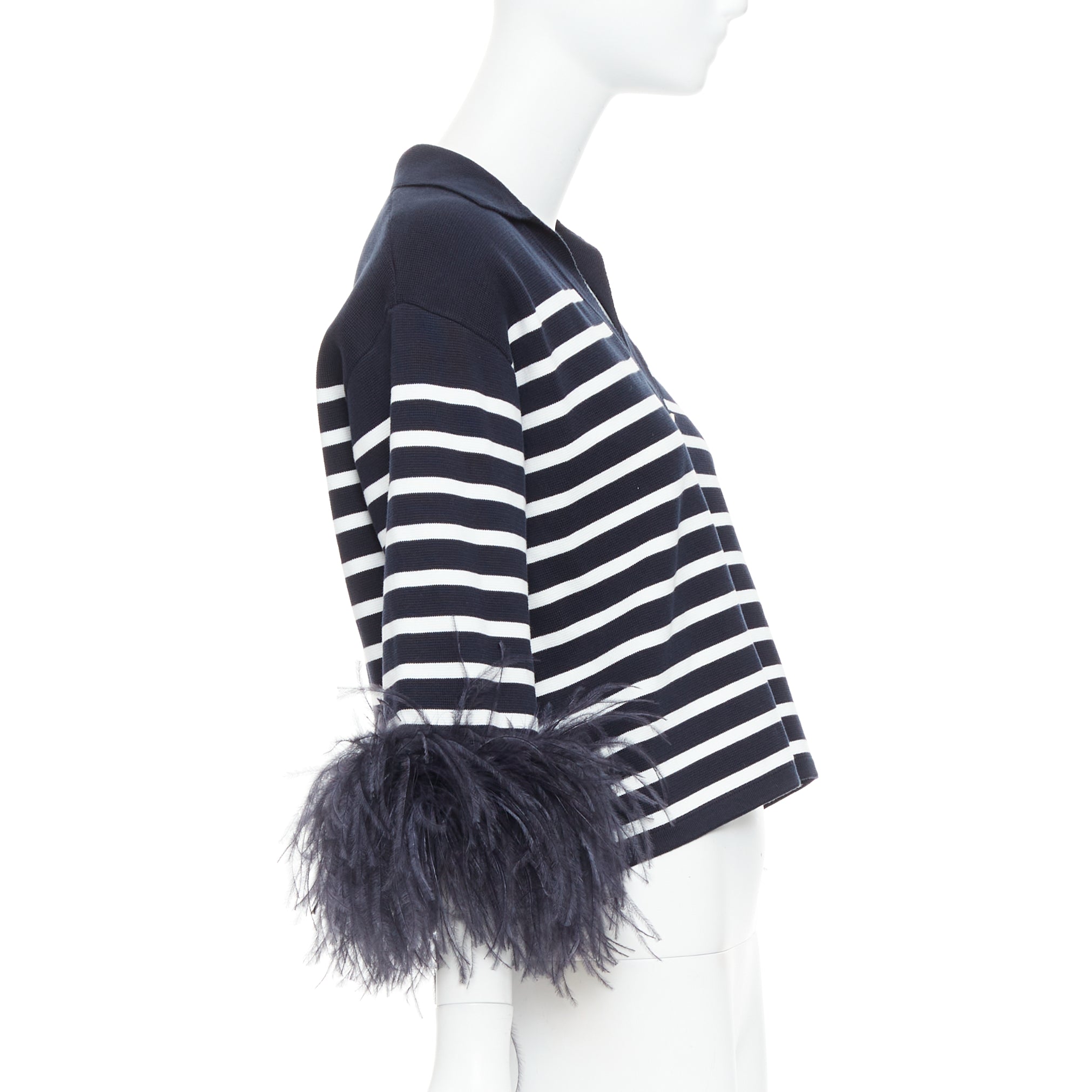 Valentino Feather Polo Top - 4