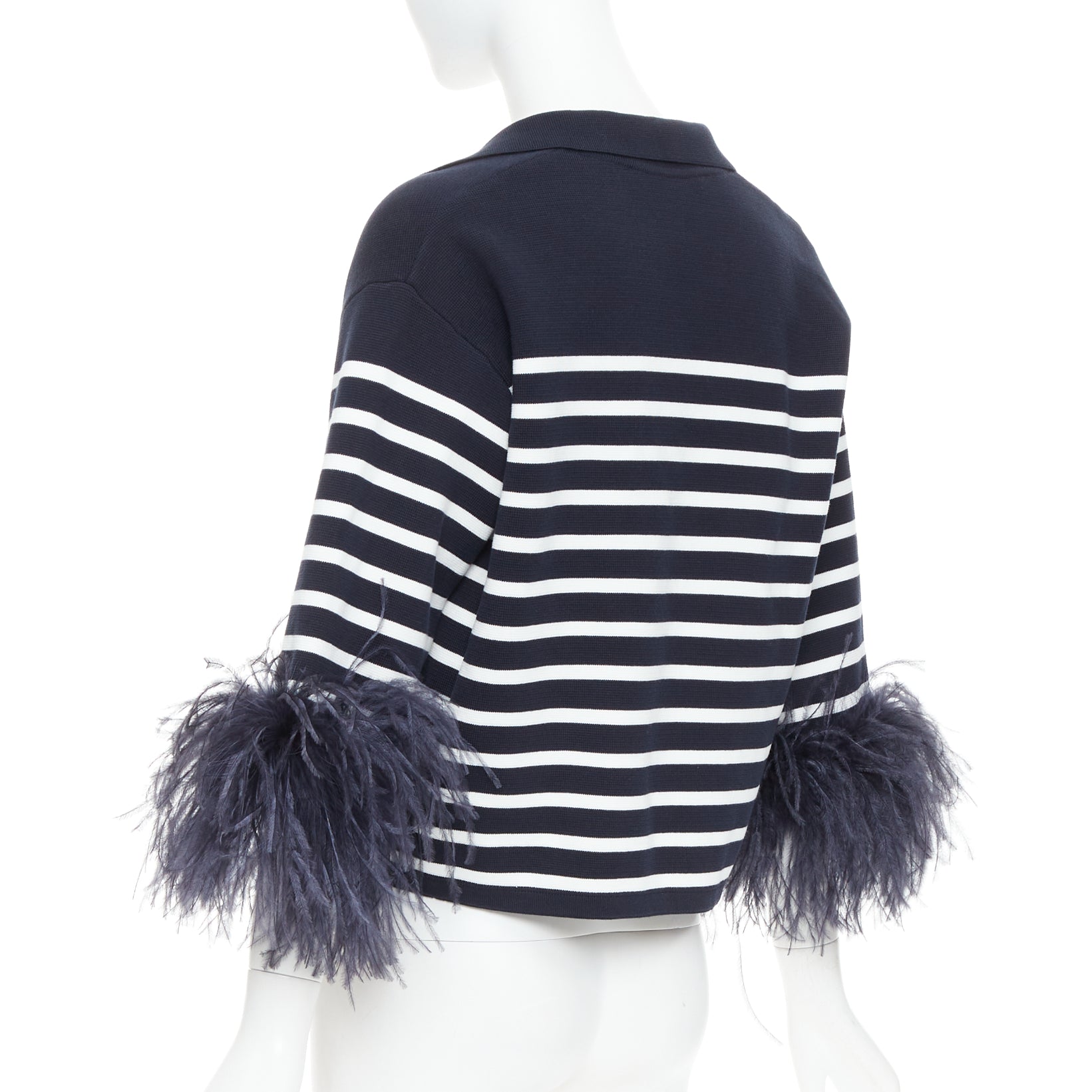 Valentino Feather Polo Top - Detail 1