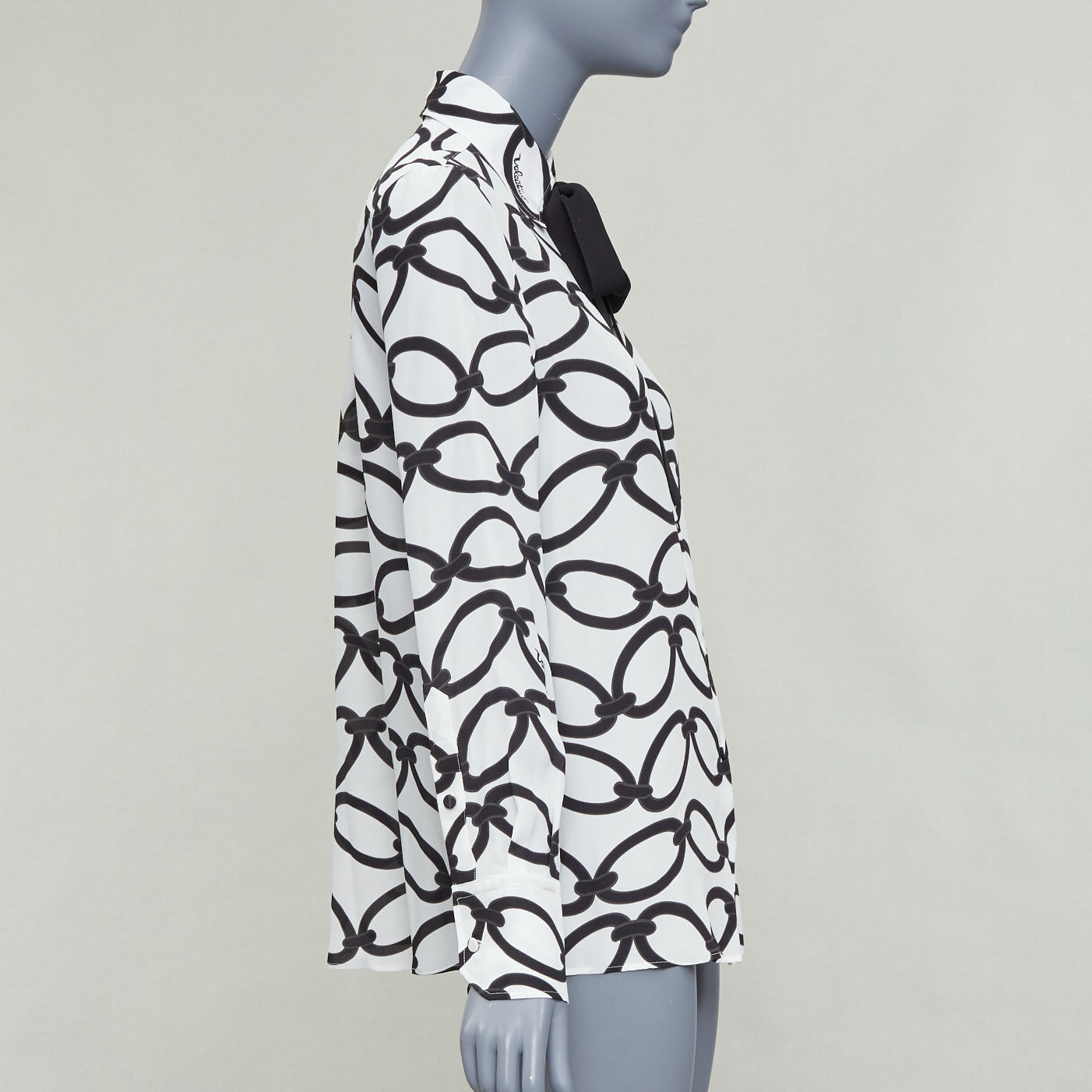 Valentino Chain Silk Blouse - 4