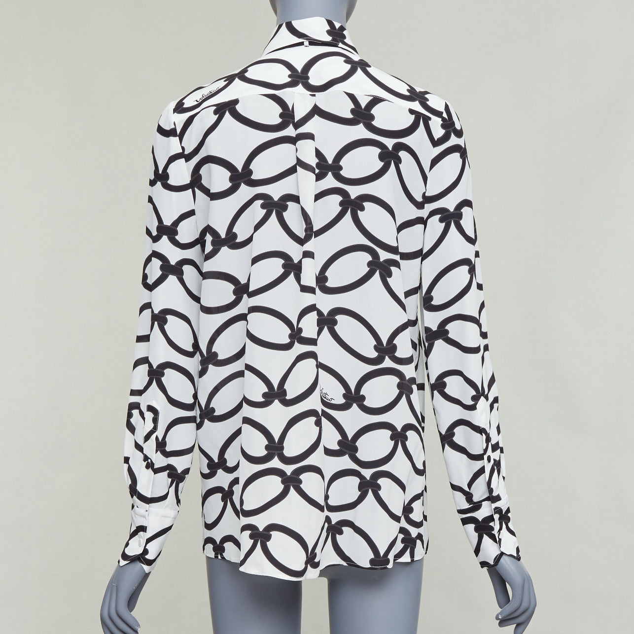 Valentino Chain Silk Blouse - Side view