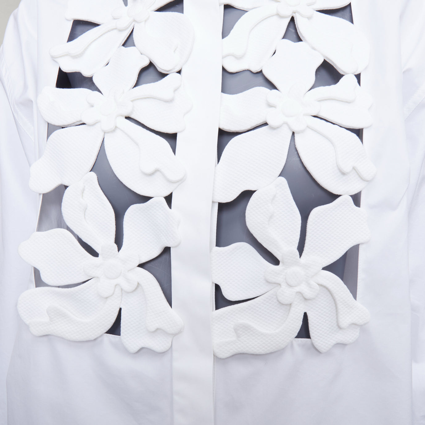 Valentino Floral Bib Shirt - Detail 2