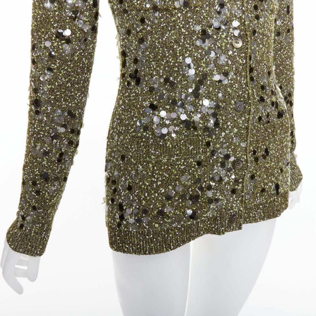 Gucci Pailettes Boucle Cardigan - Image 10