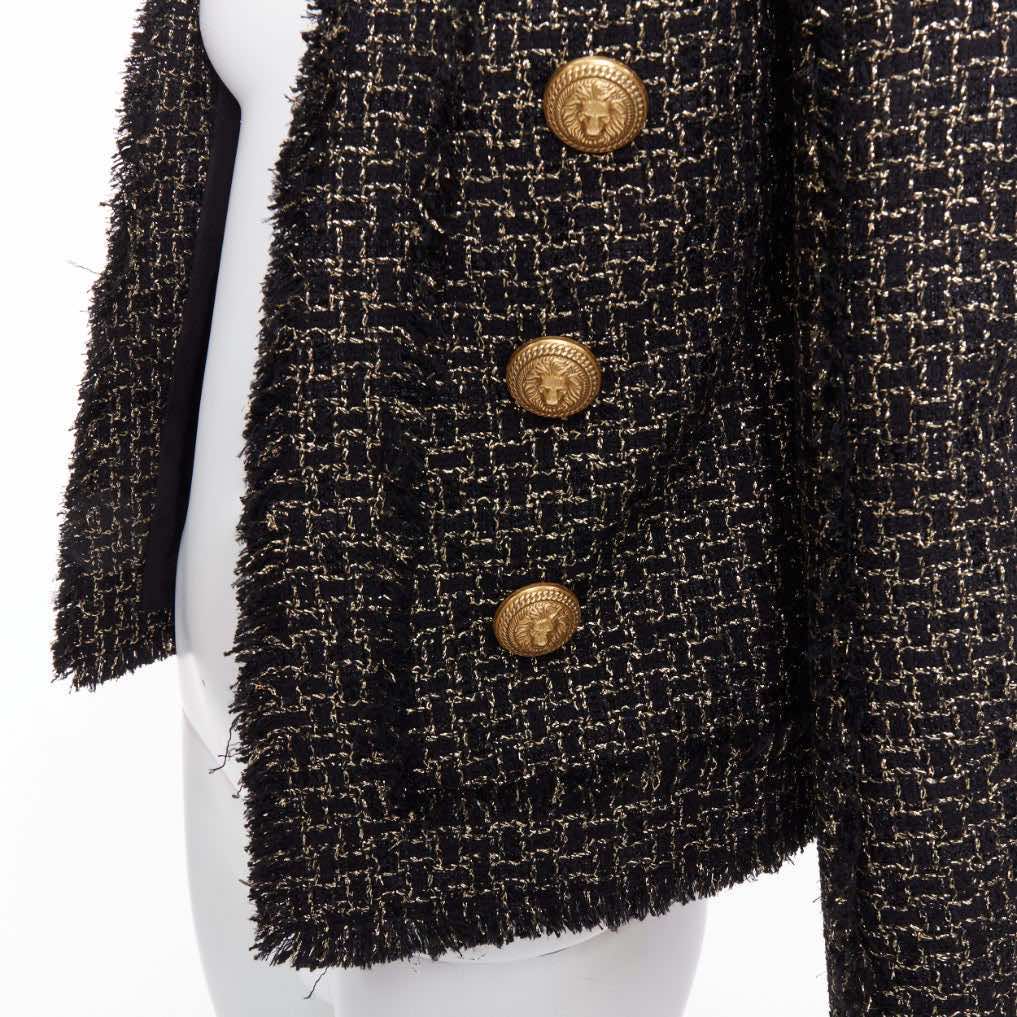 Balmain Gold Tweed Jacket - Detail 2