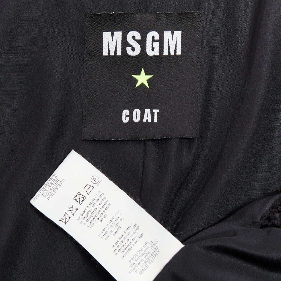Msgm Fringe Cape Coat - Image 10