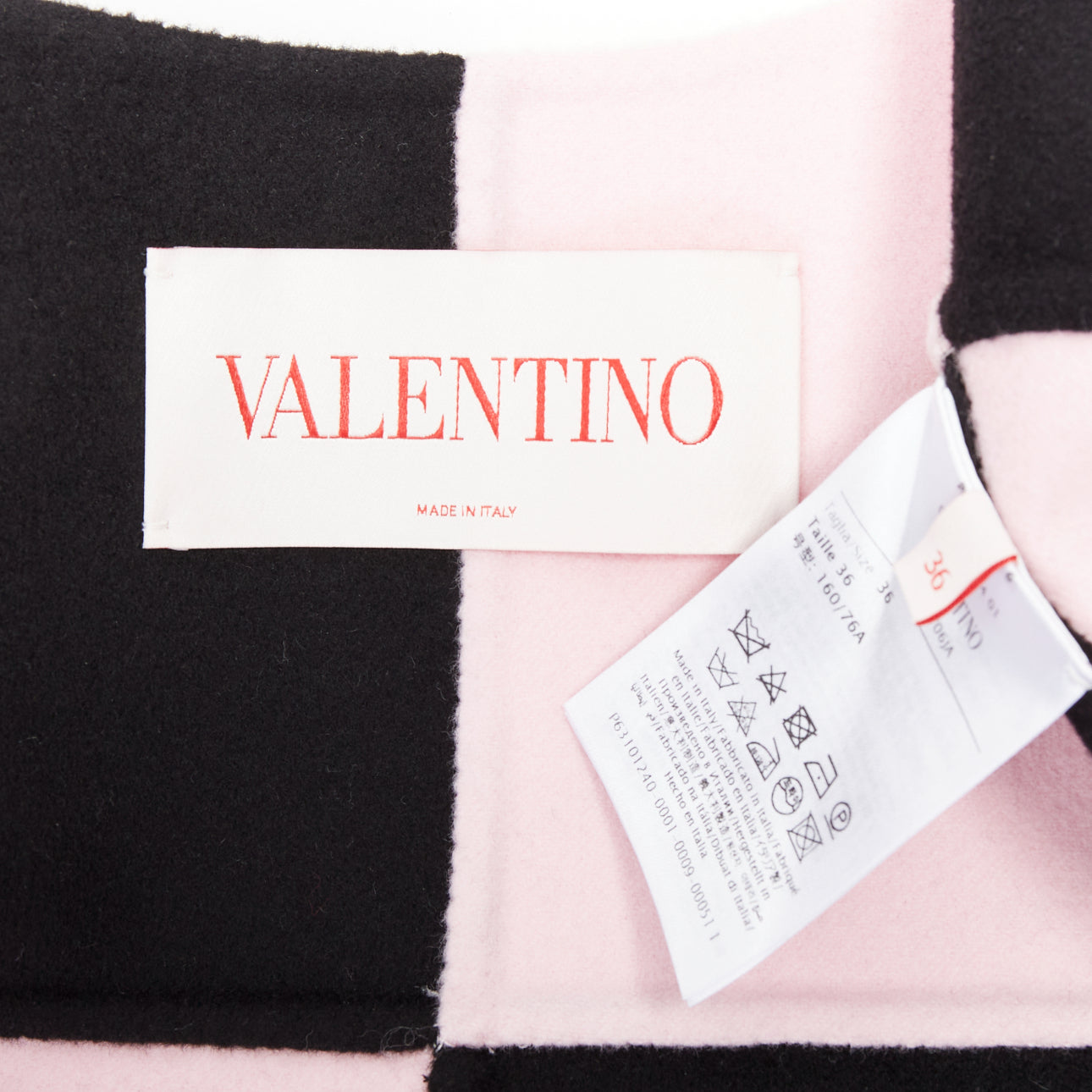 Valentino Checkered Cape Coat - Image 10