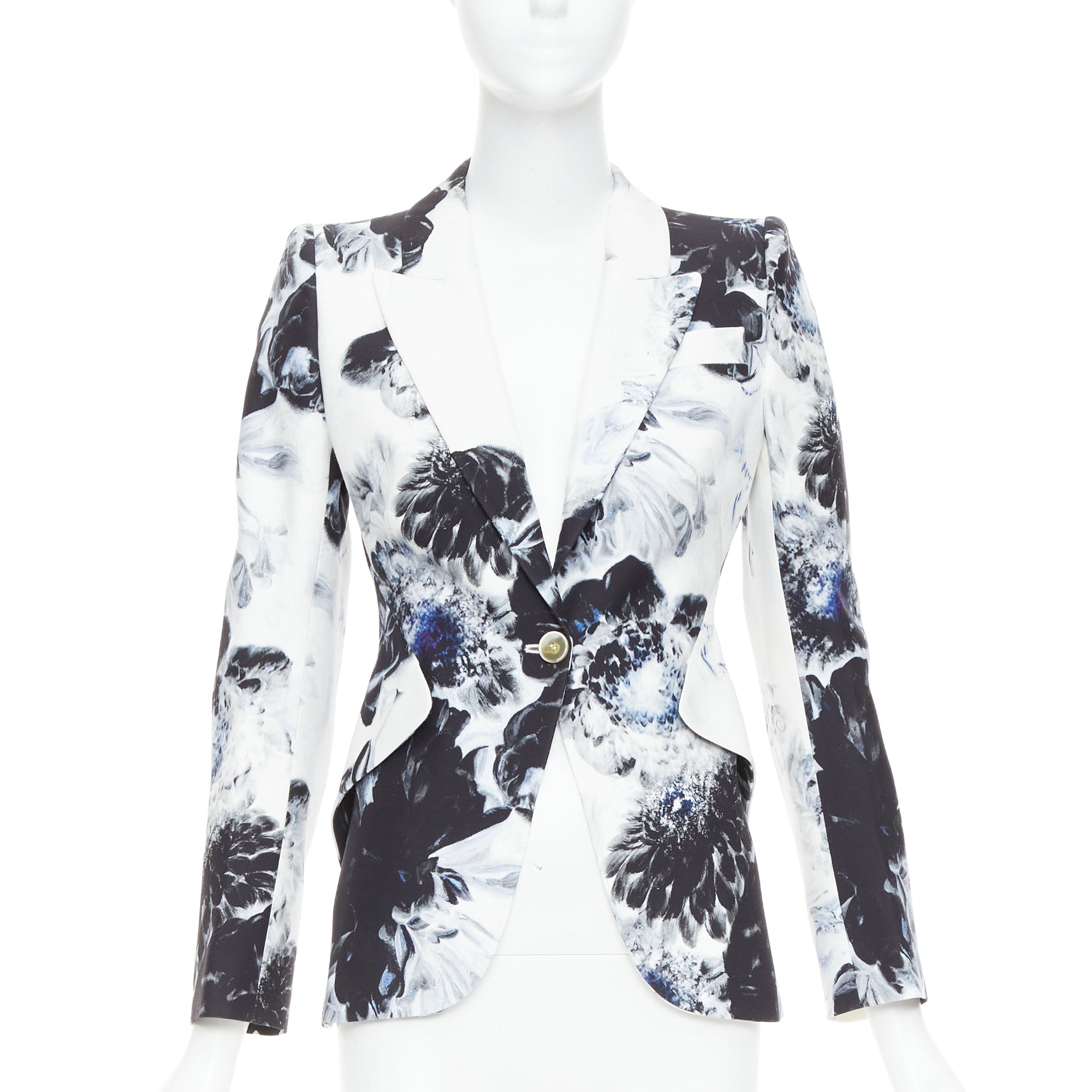 Alexander Mcqueen Xray Print Blazer