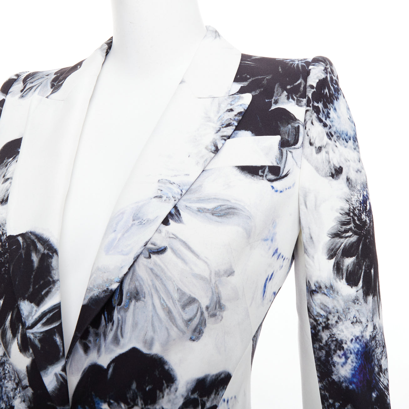 Alexander Mcqueen Xray Print Blazer - Back view