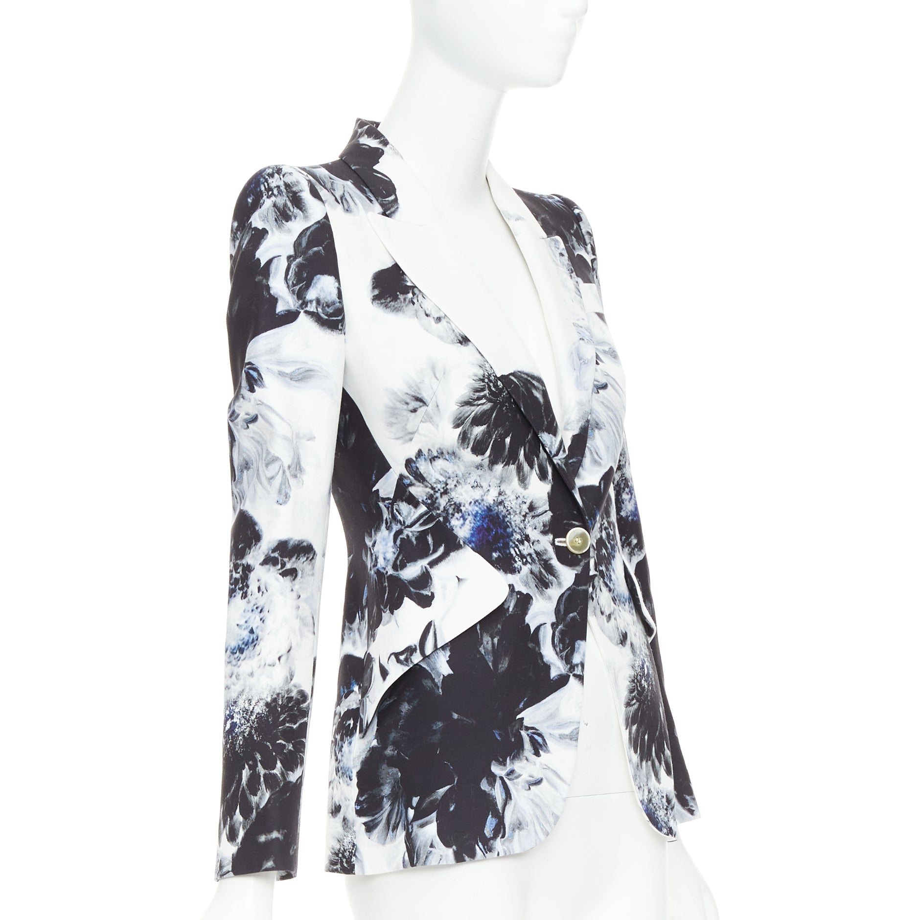 Alexander Mcqueen Xray Print Blazer - 4