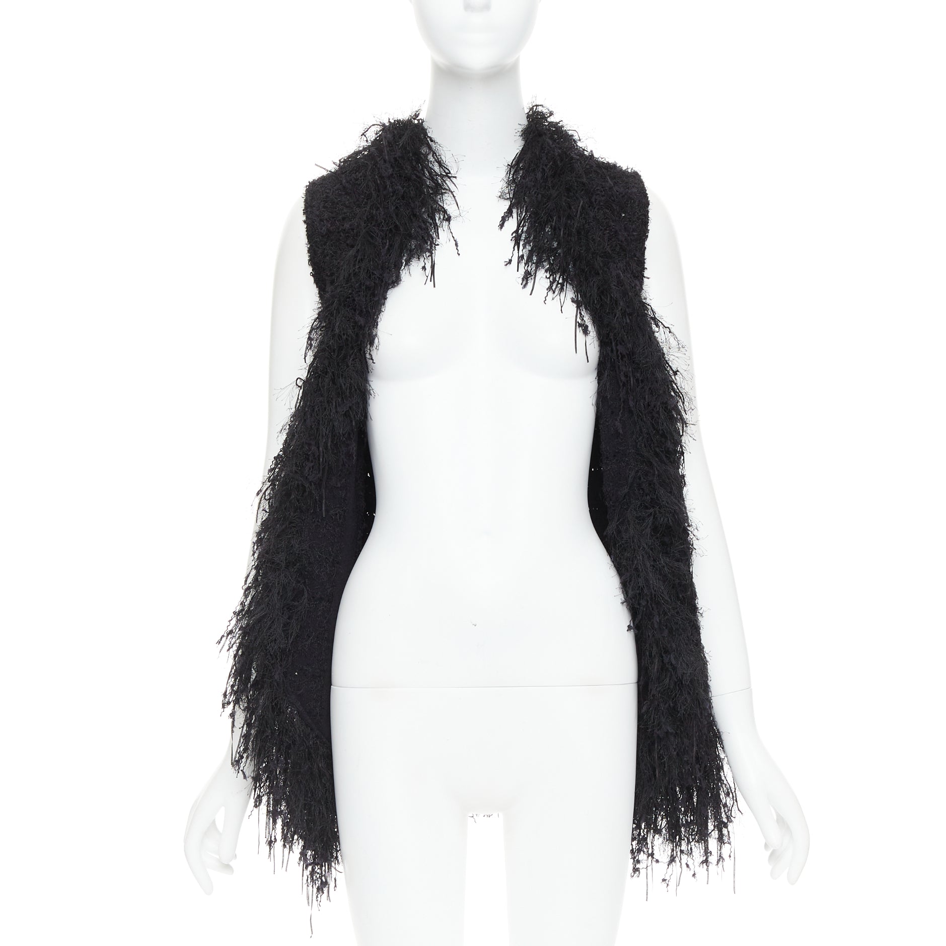 Balmain Fringe Drape Vest - Image 6