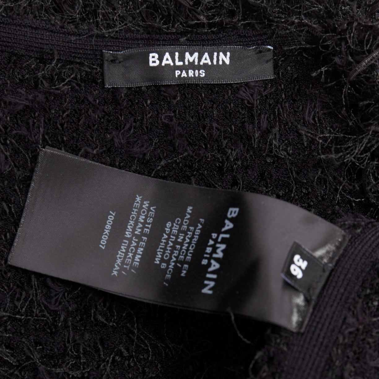 Balmain Fringe Drape Vest - Image 10