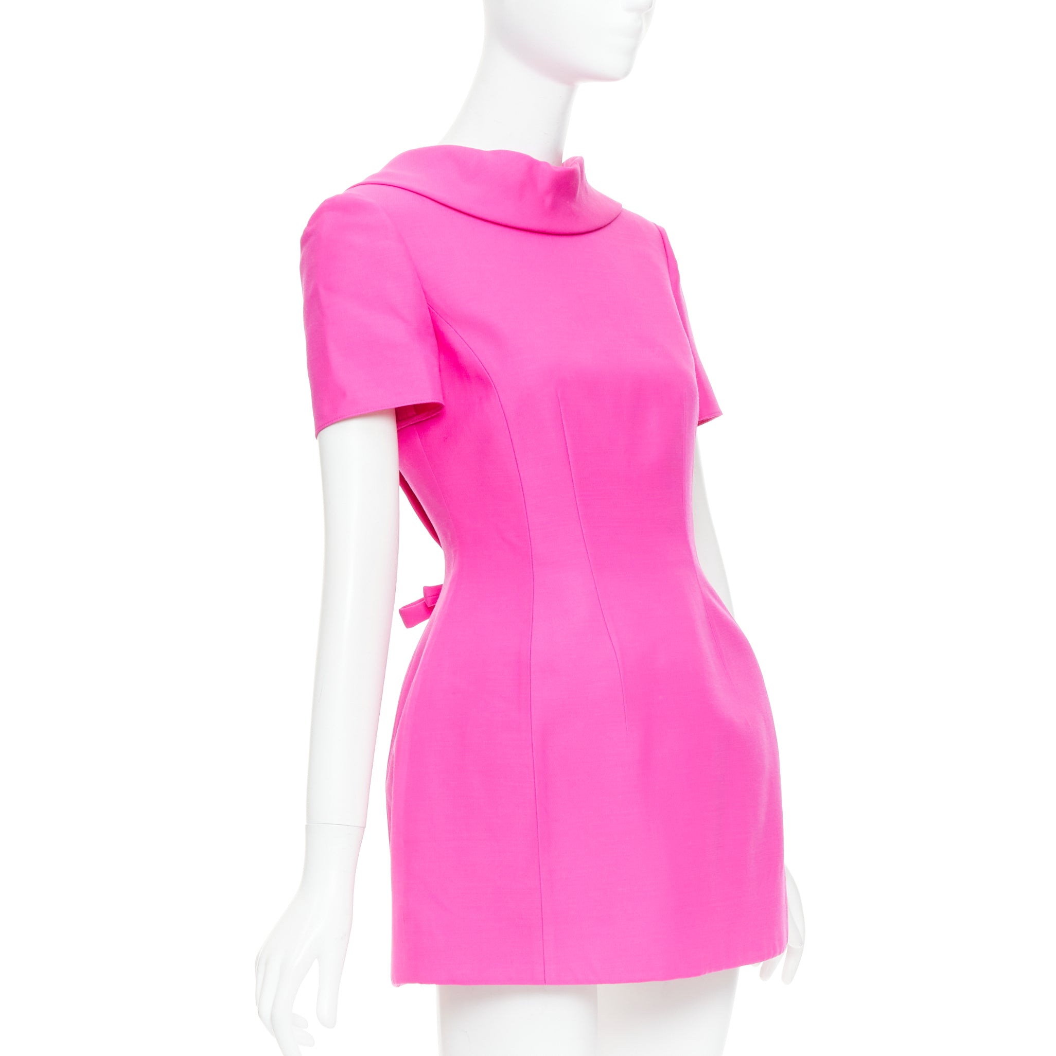 Valentino Pink Bow Dress - Image 6