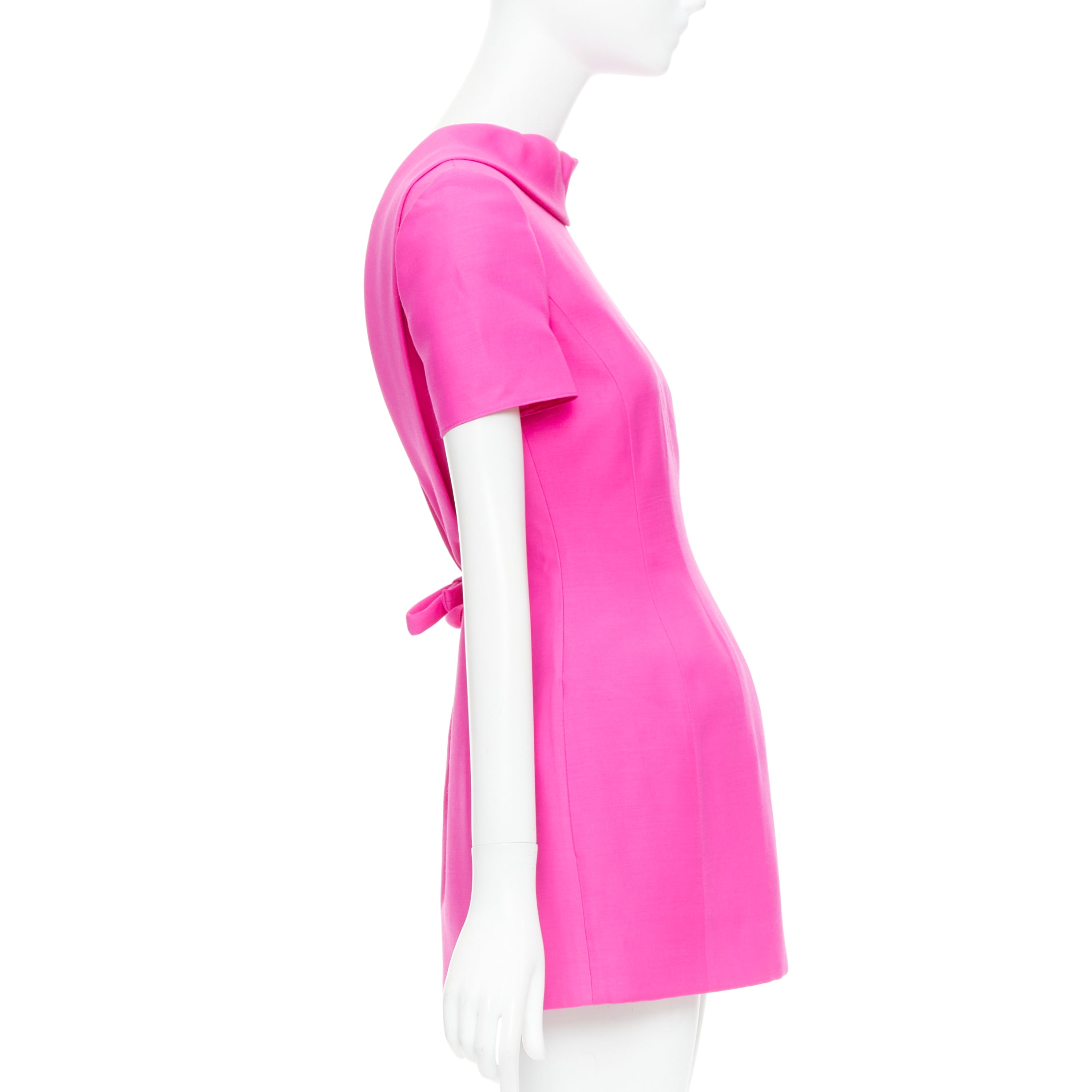 Valentino Pink Bow Dress - 4