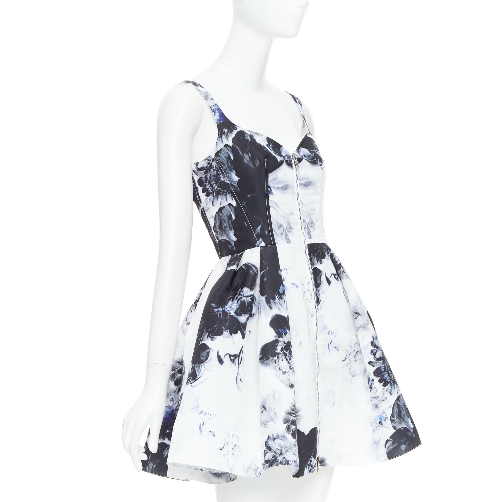 Alexander Mcqueen Ink Floral Dress - Image 6