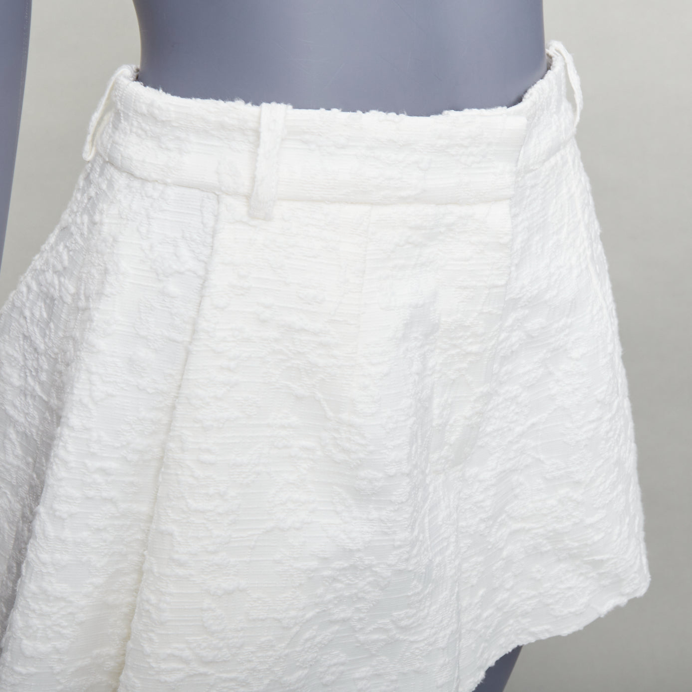 The Mannei Floral Flare Shorts - Back view