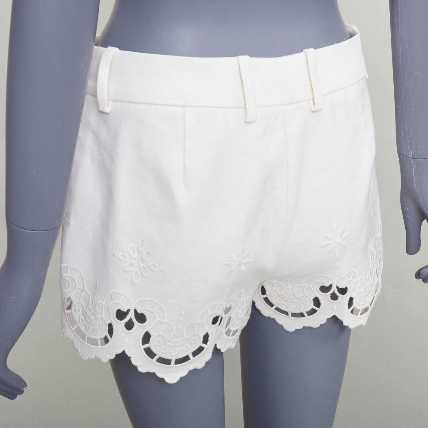 Ermanno Scervino Sangallo Scalloped Shorts - Detail 2