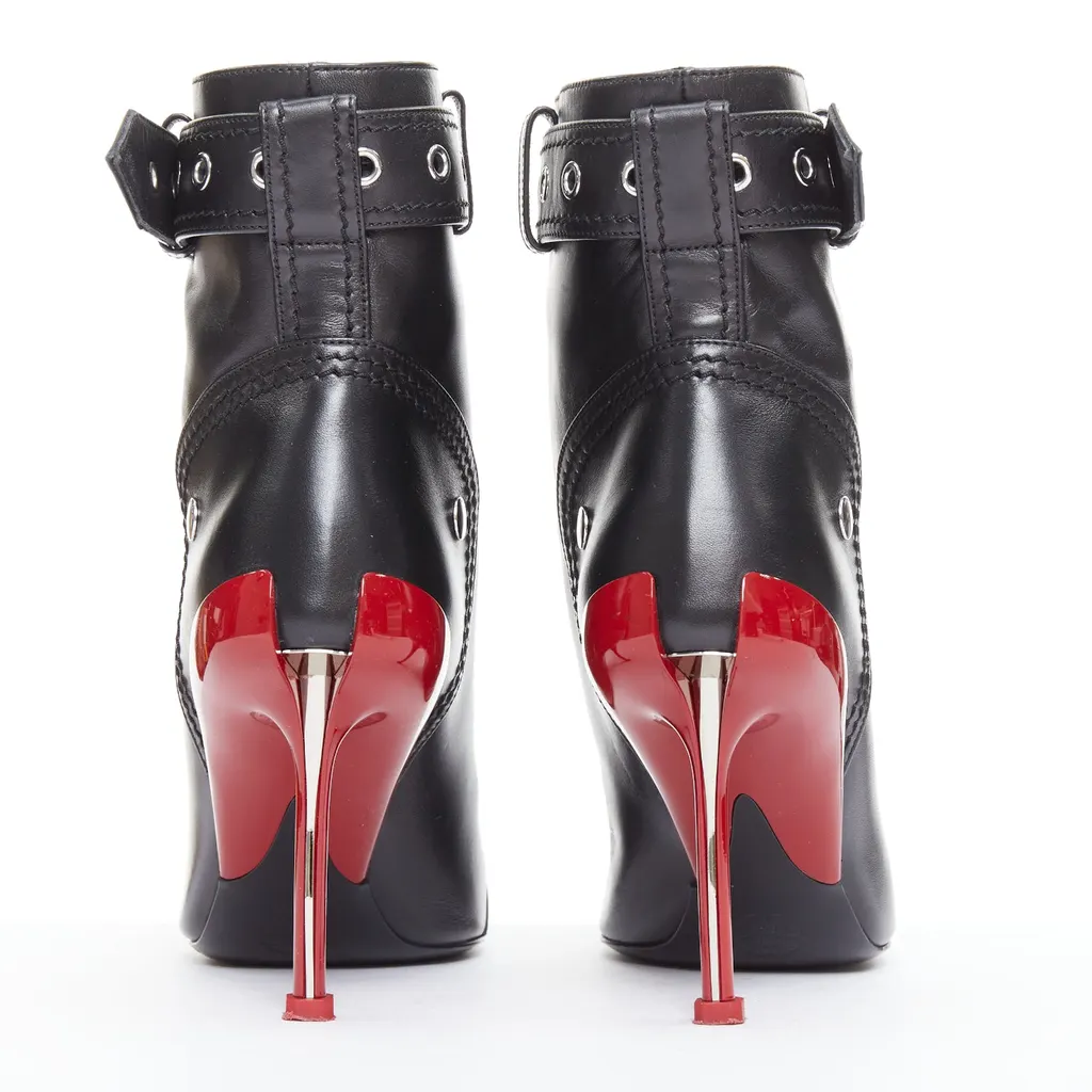 Alexander McQueen Slash Black Leather Good - Box View