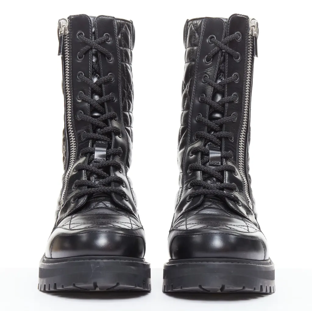 Dior D-Leader Black Leather Very good - Inside View
